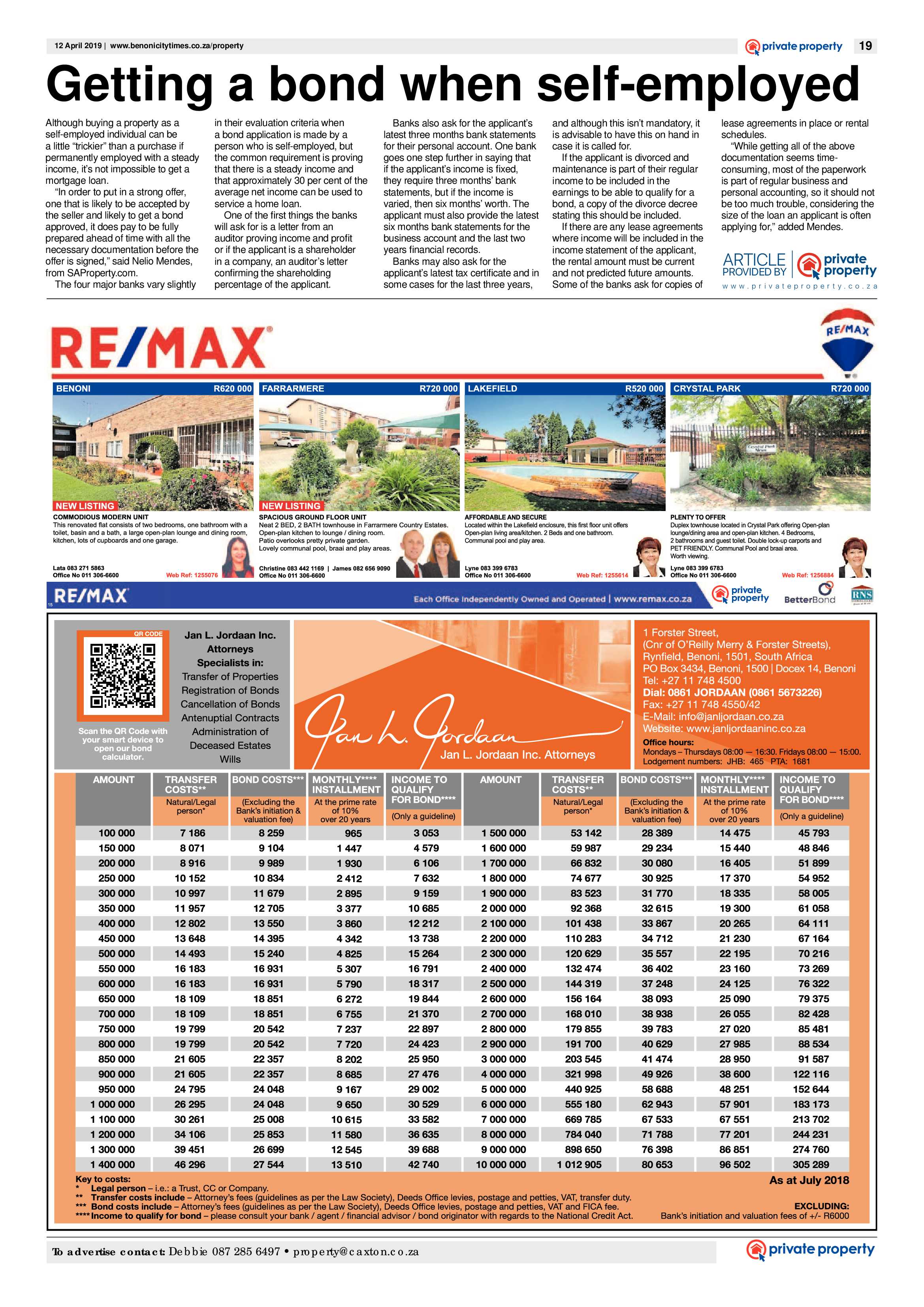 Benoni City Times 11 April 2019 page 19