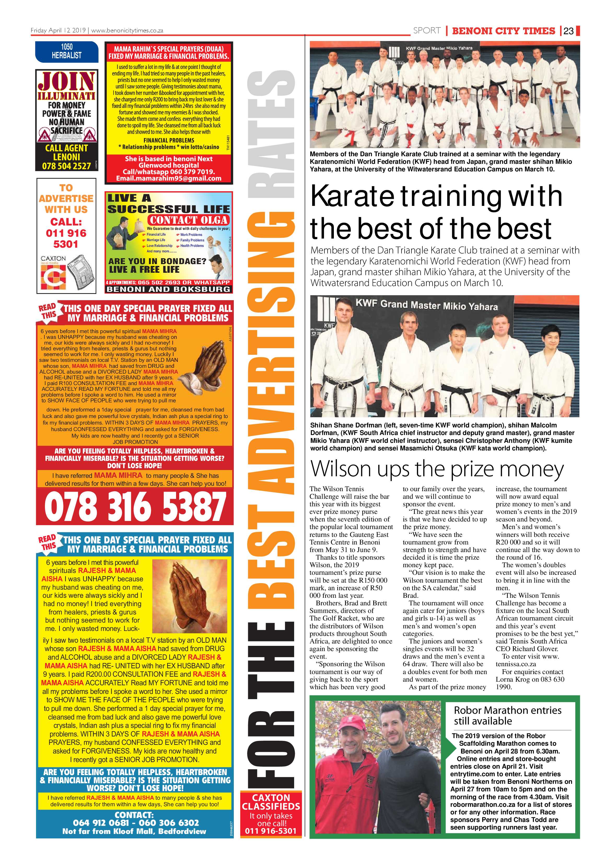 Benoni City Times 11 April 2019 page 23