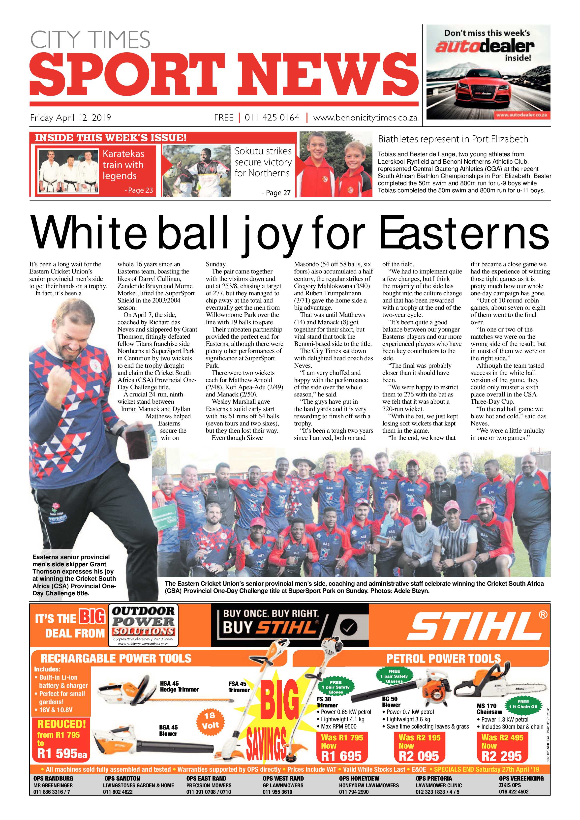 Benoni City Times 11 April 2019 page 28