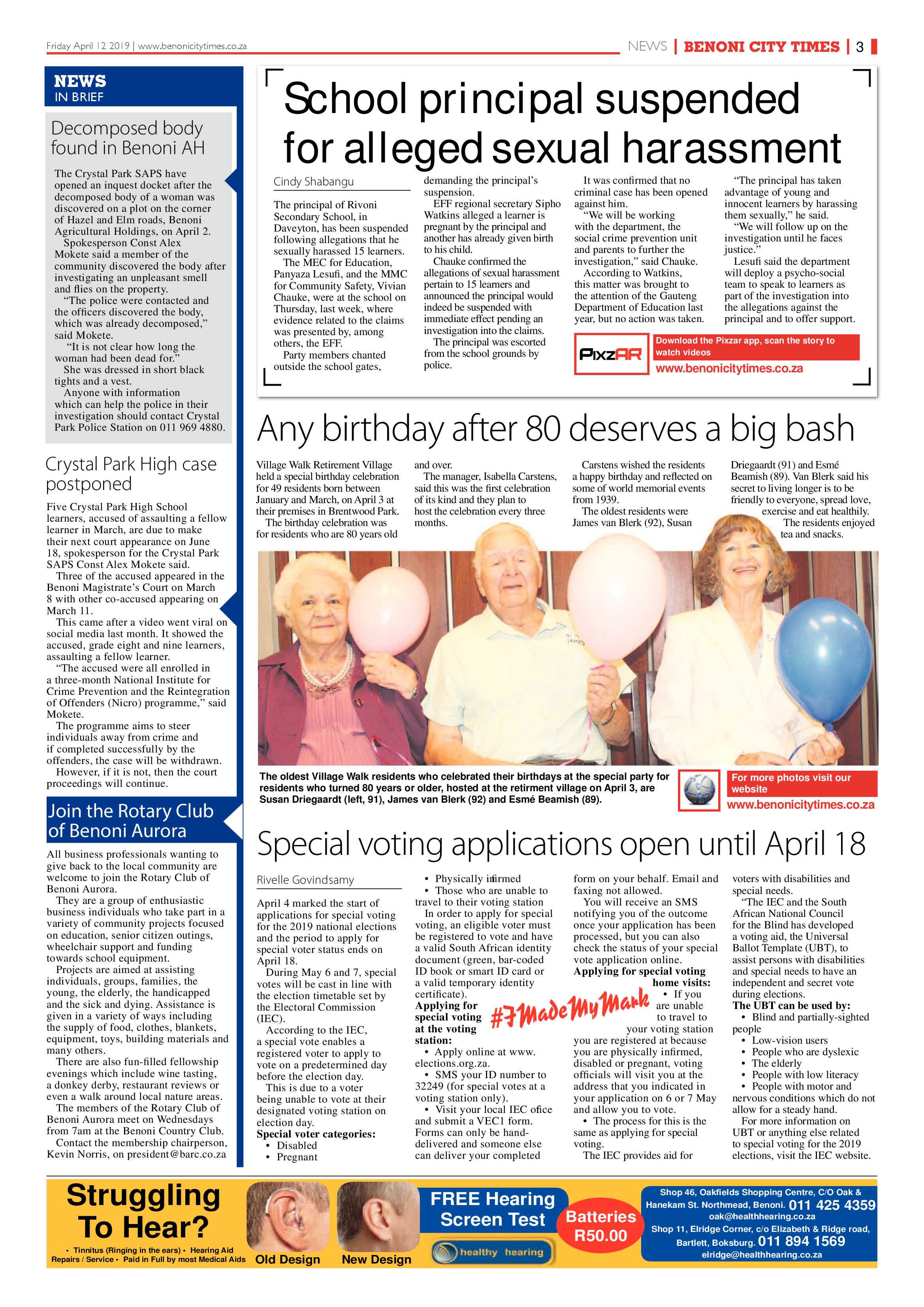 Benoni City Times 11 April 2019 page 3