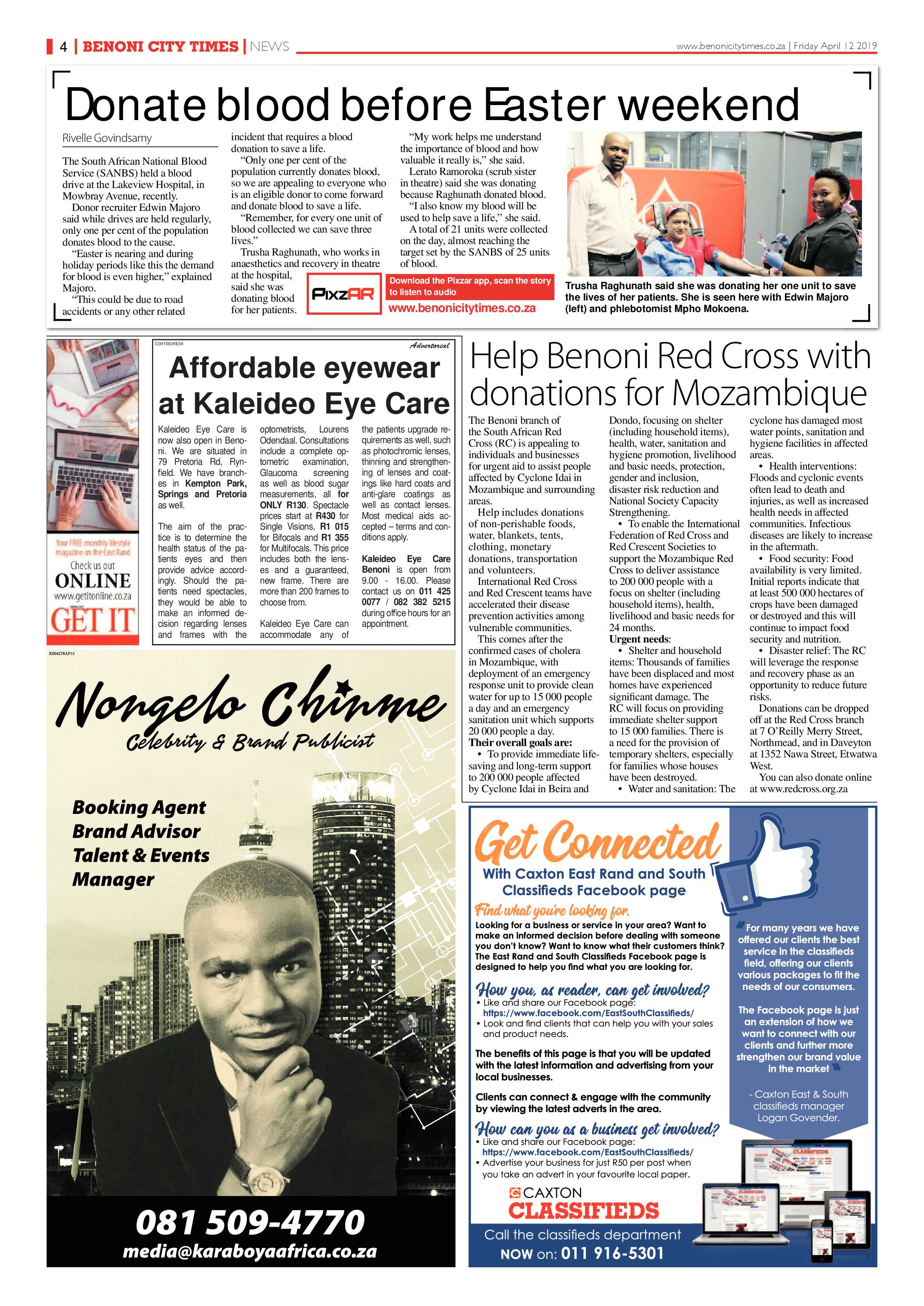 Benoni City Times 11 April 2019 page 4