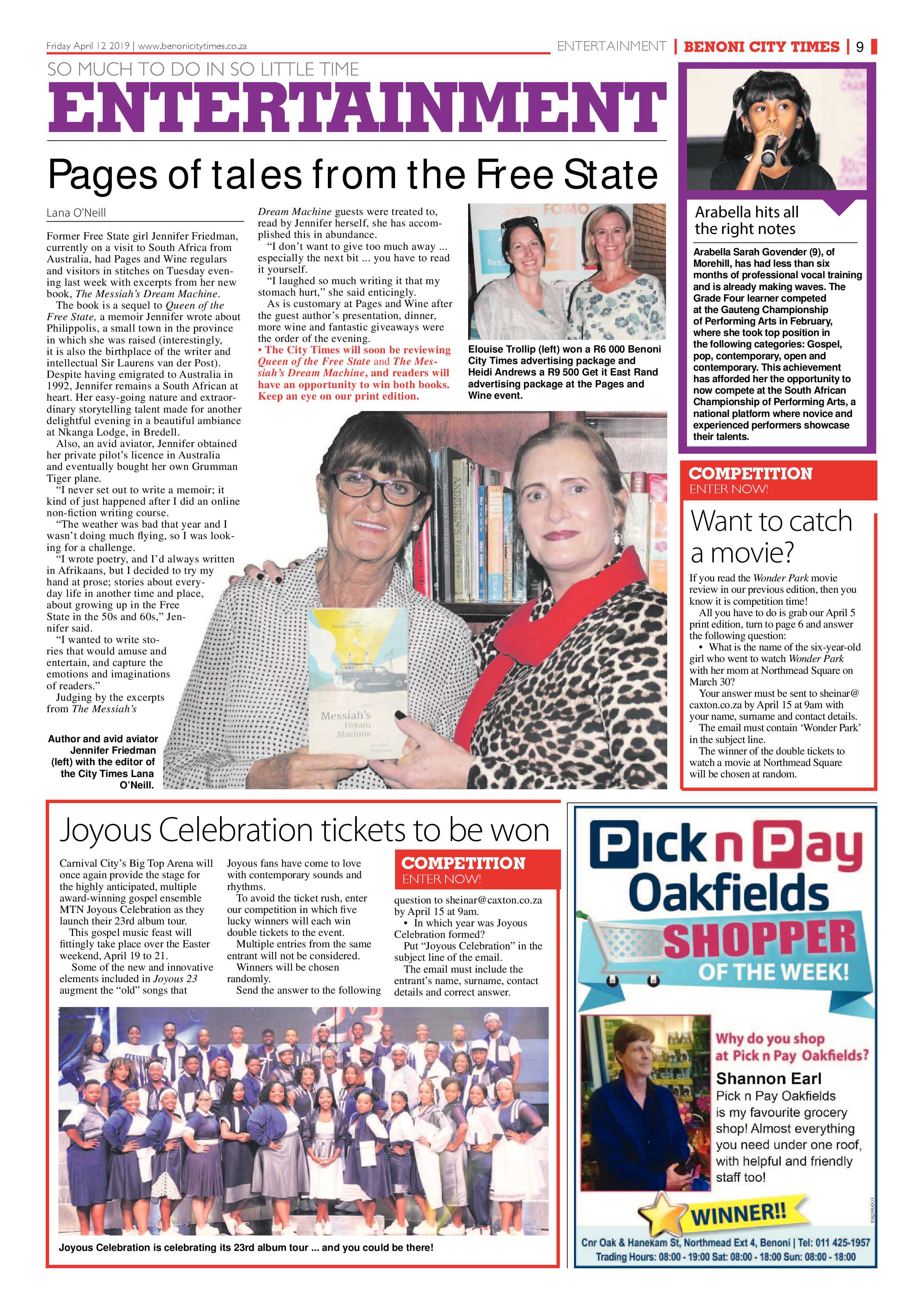 Benoni City Times 11 April 2019 page 9