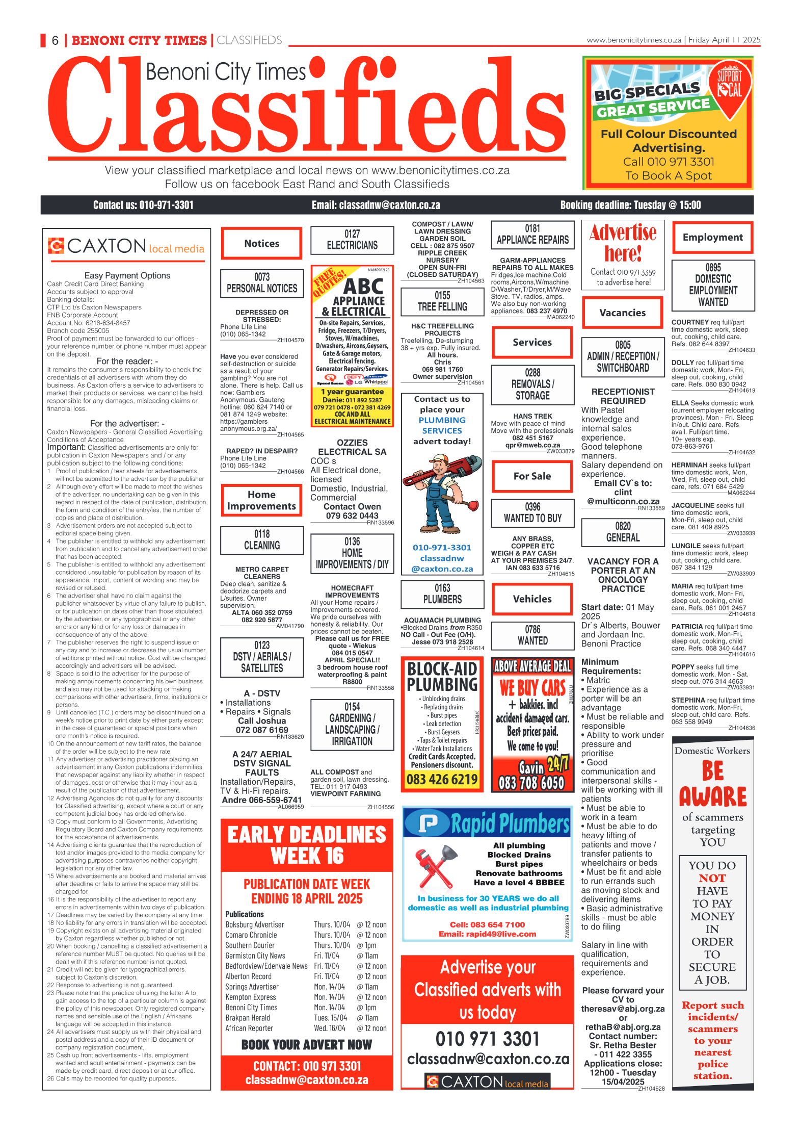 Benoni City Times 11 April 2025 page 8