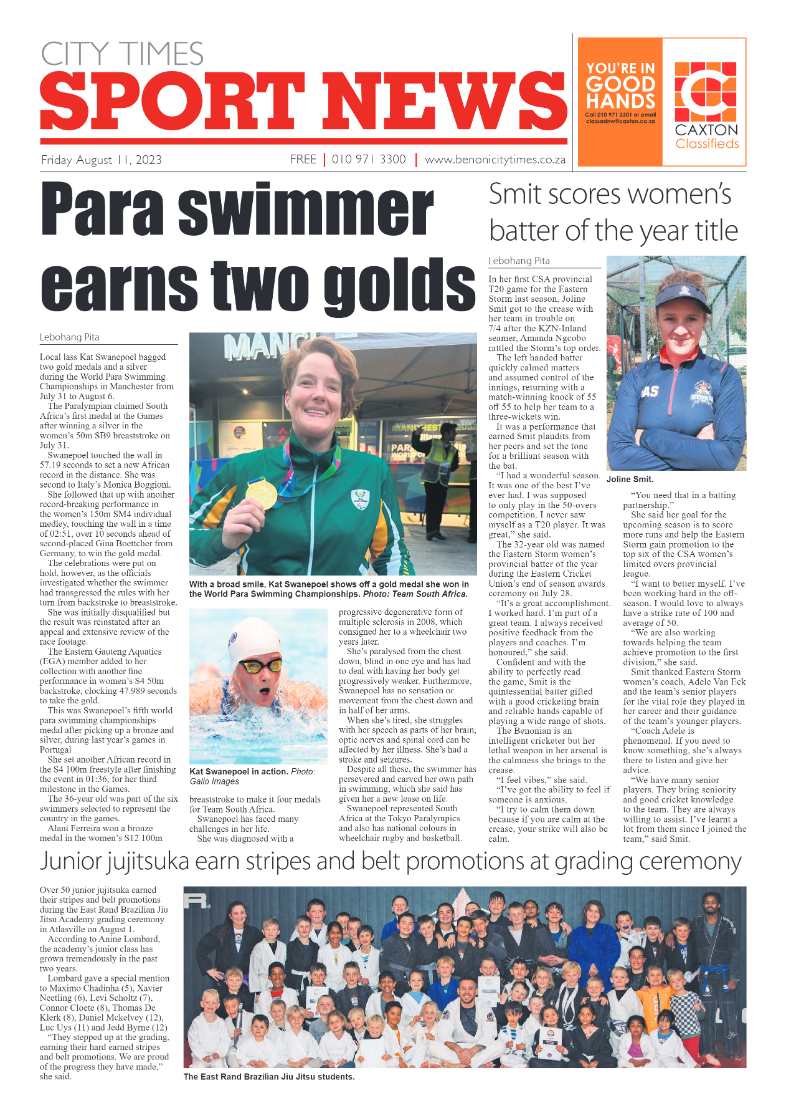 Benoni City Times 11 August 2023 page 12