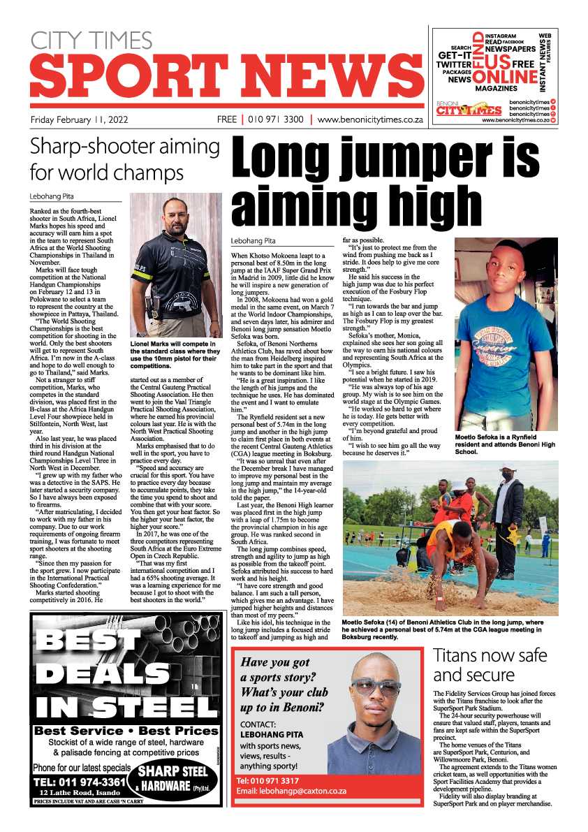 Benoni City Times 11 February 2022 page 16