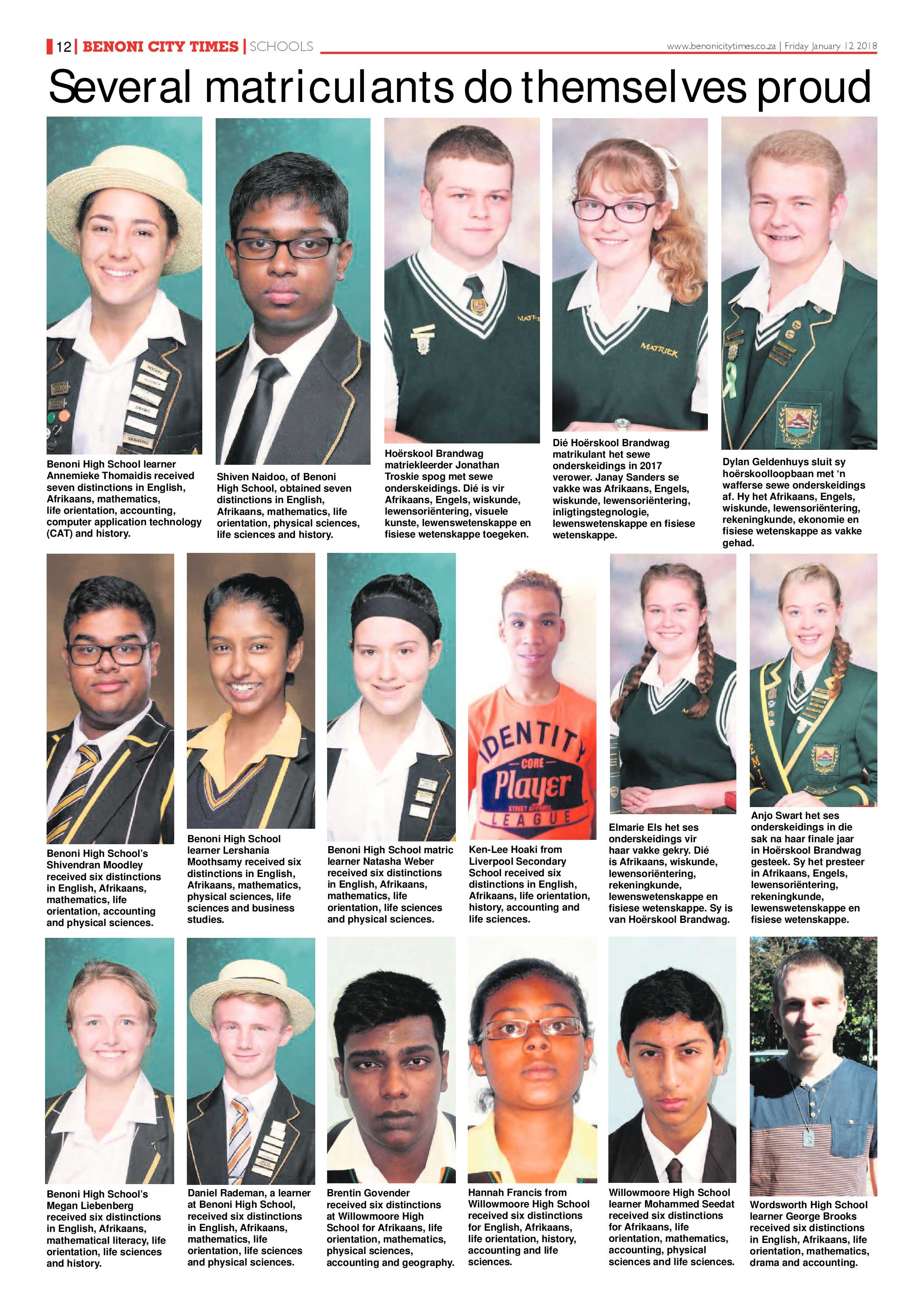 Benoni City Times 11 January 2018 page 12