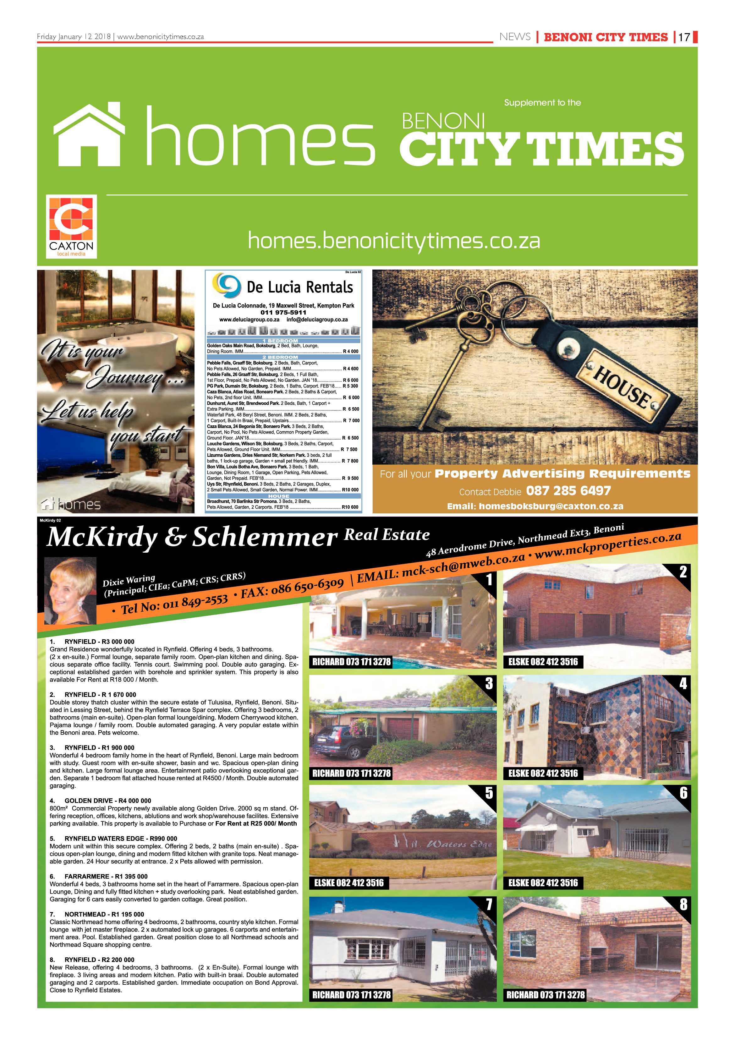 Benoni City Times 11 January 2018 page 17