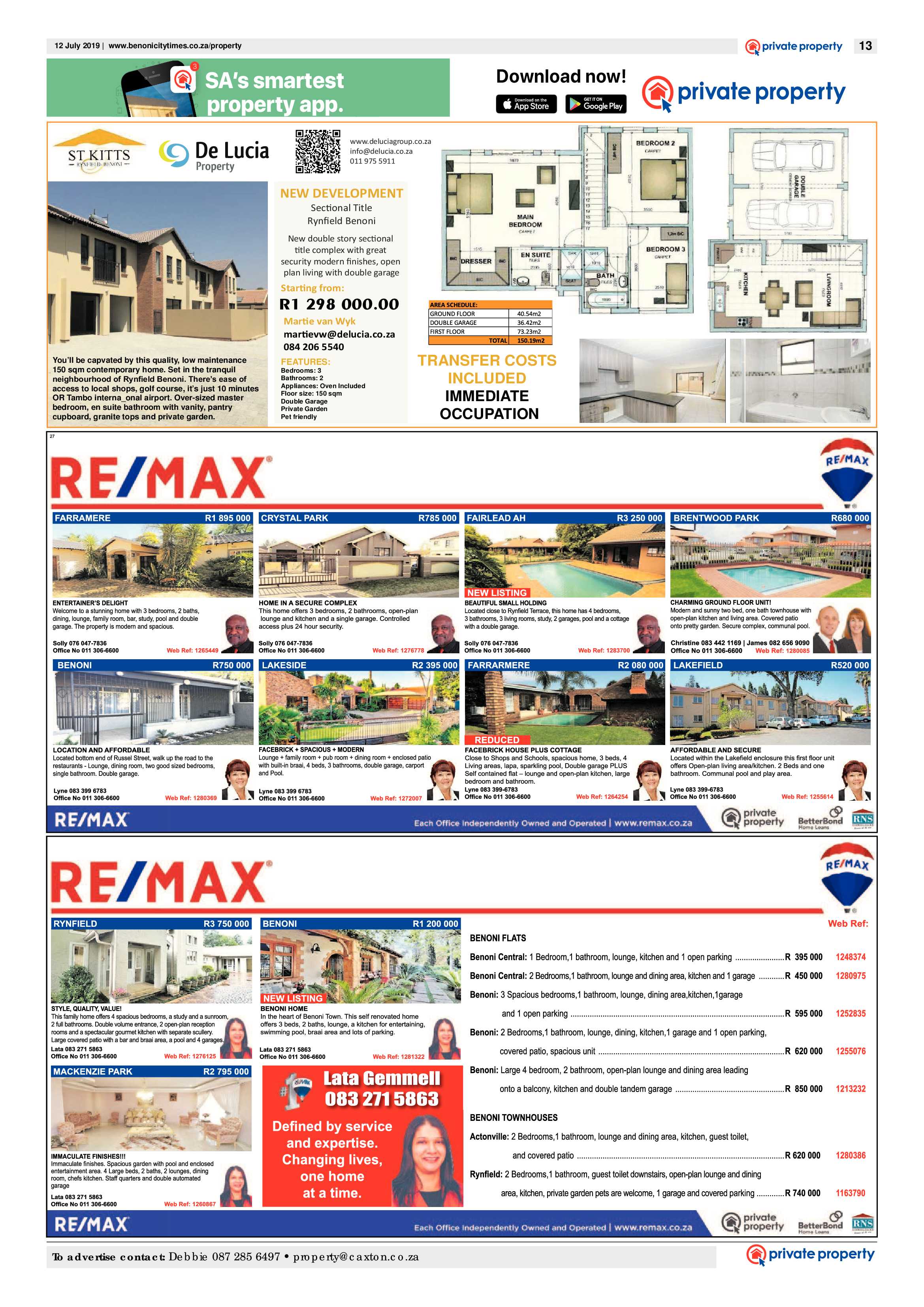 Benoni City Times 11 July 2019 page 13