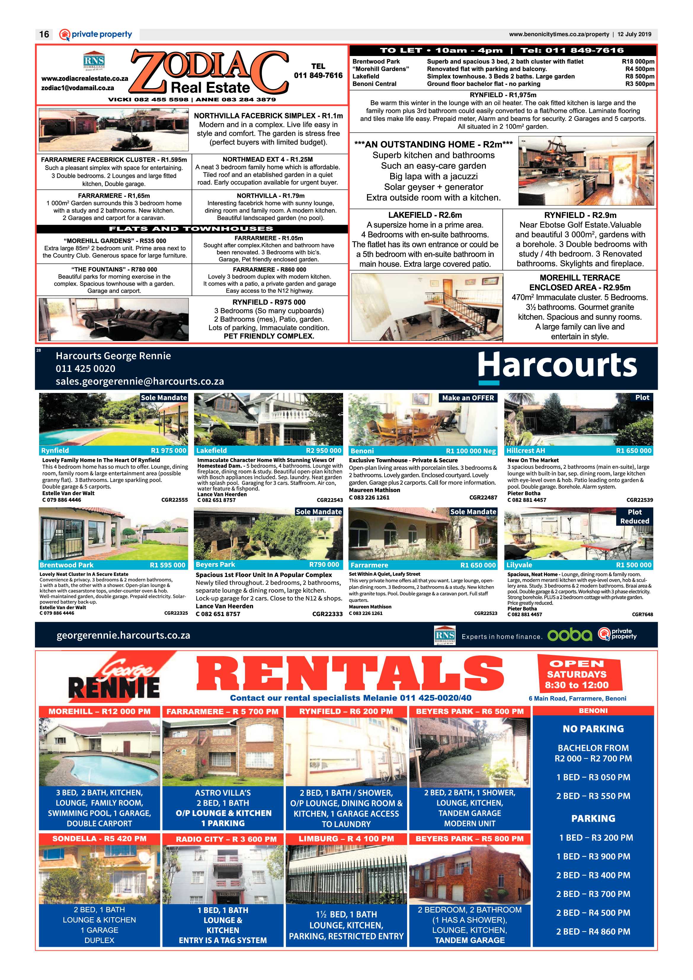 Benoni City Times 11 July 2019 page 16