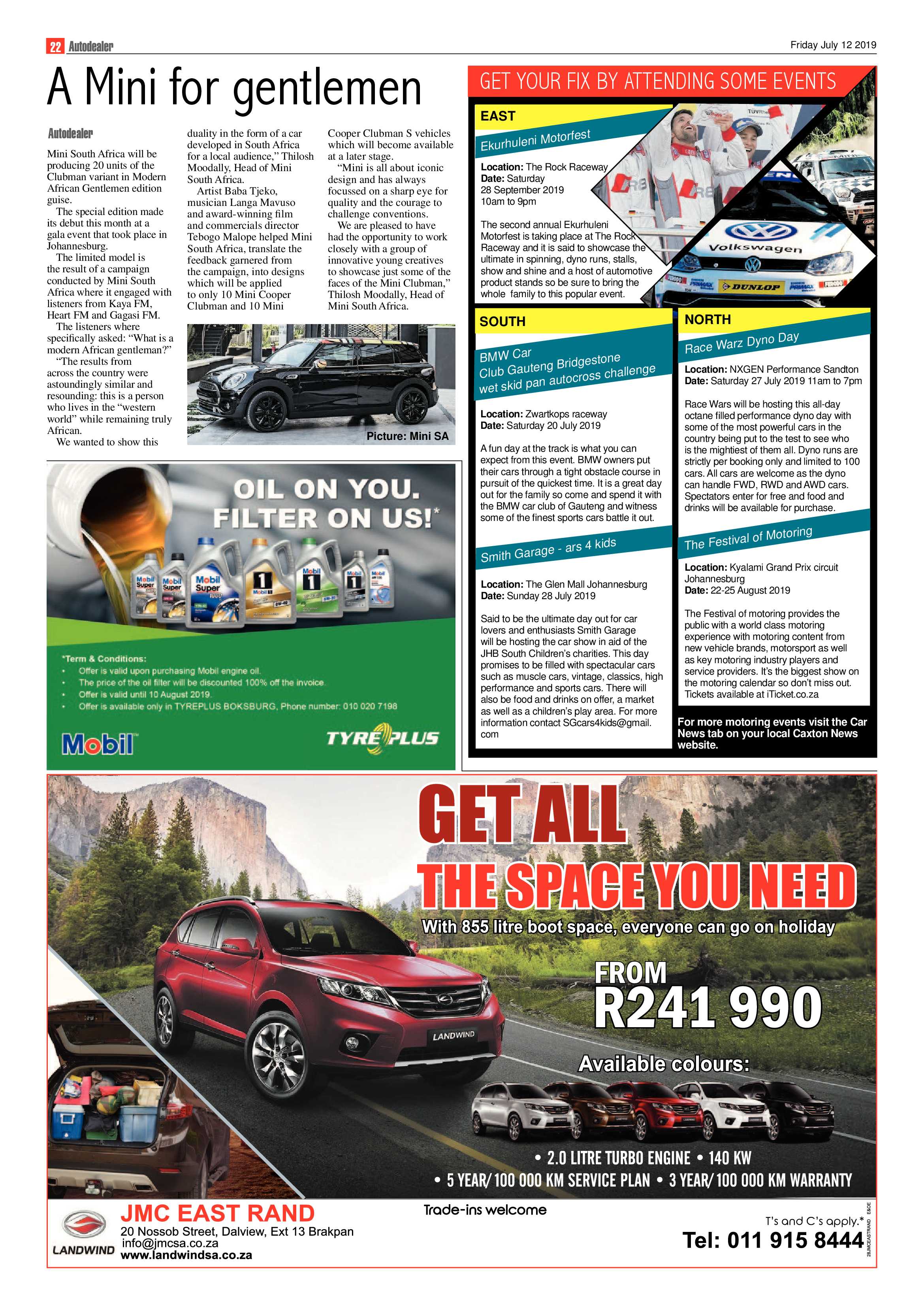 Benoni City Times 11 July 2019 page 22