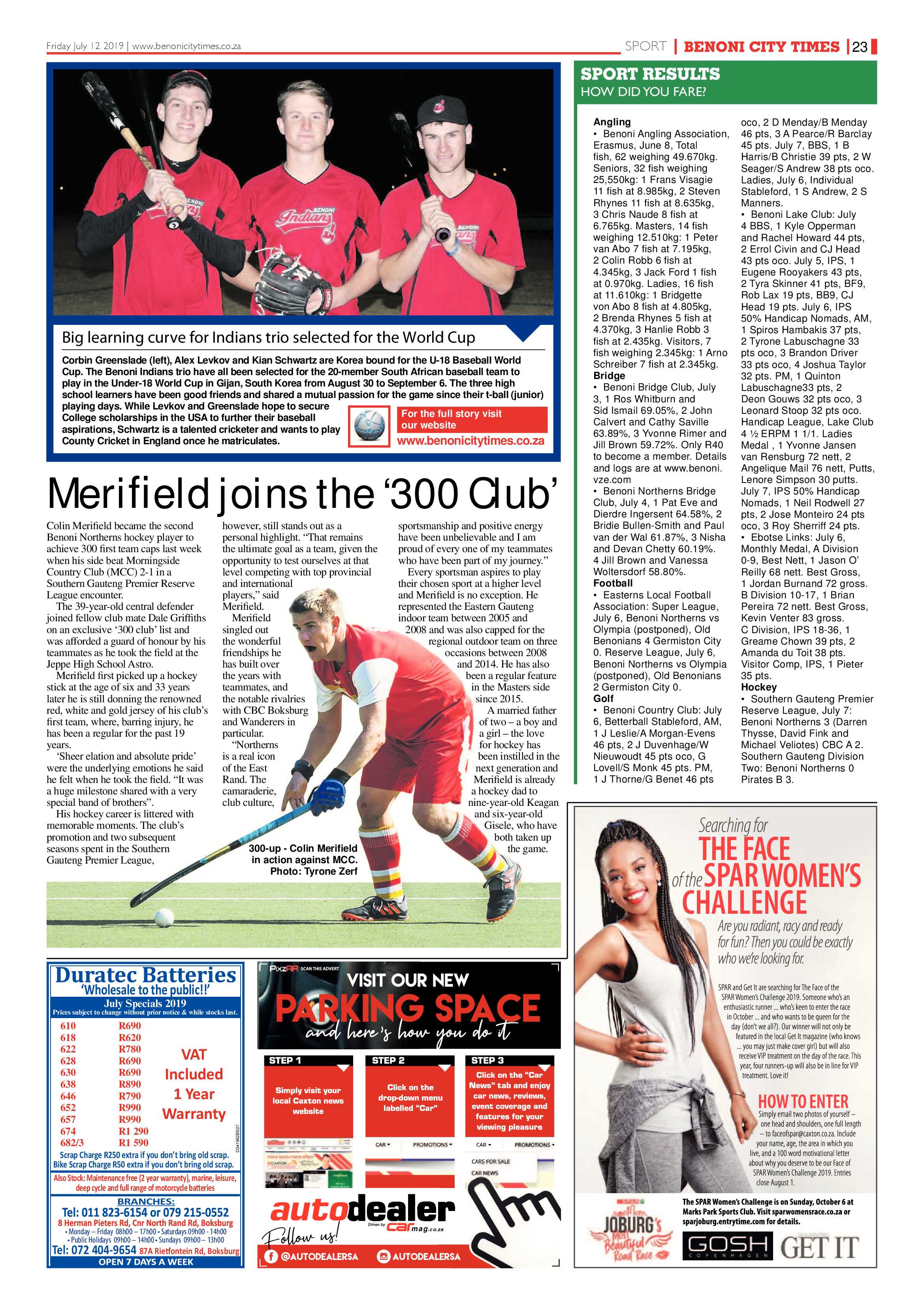 Benoni City Times 11 July 2019 page 23