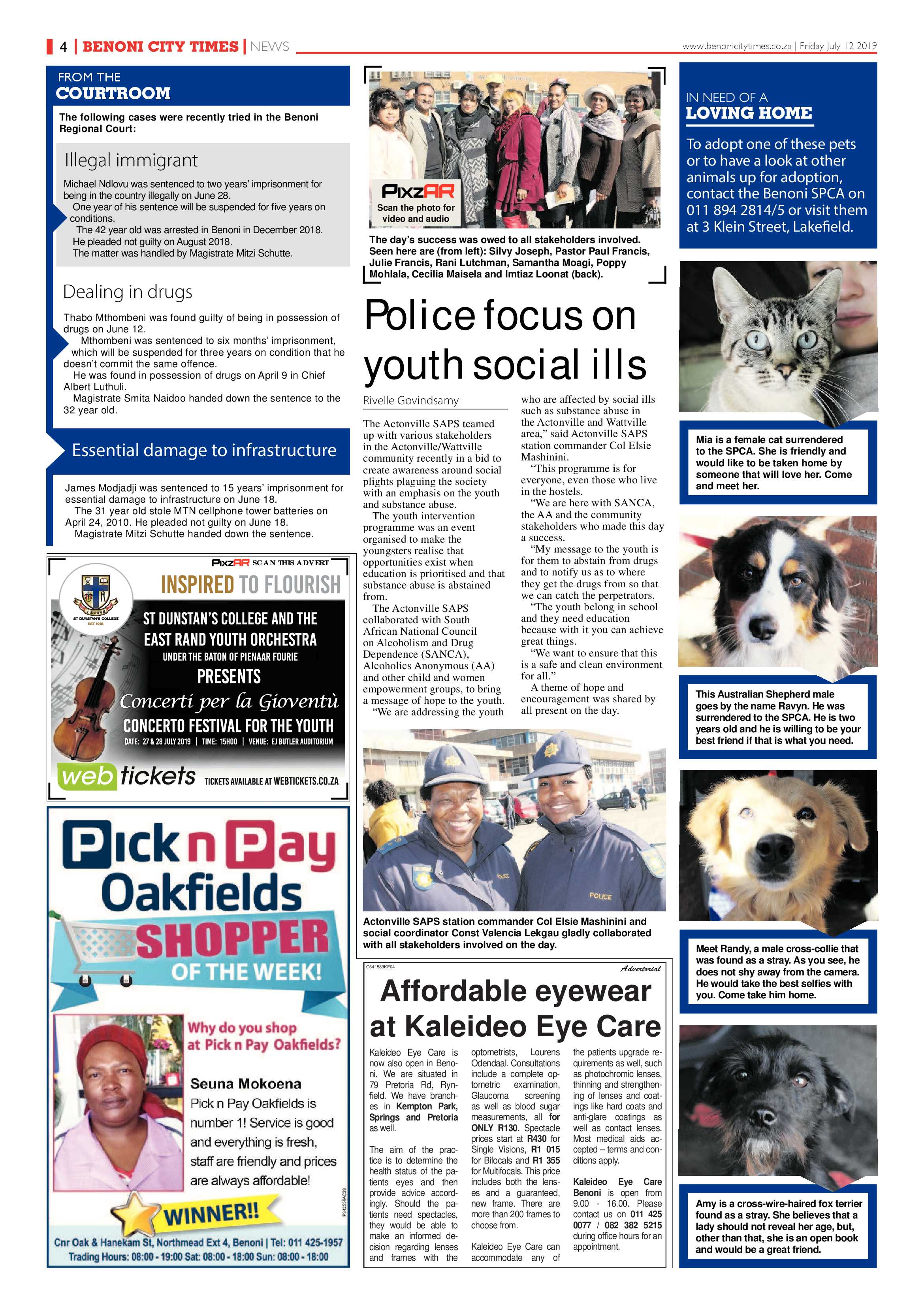 Benoni City Times 11 July 2019 page 4