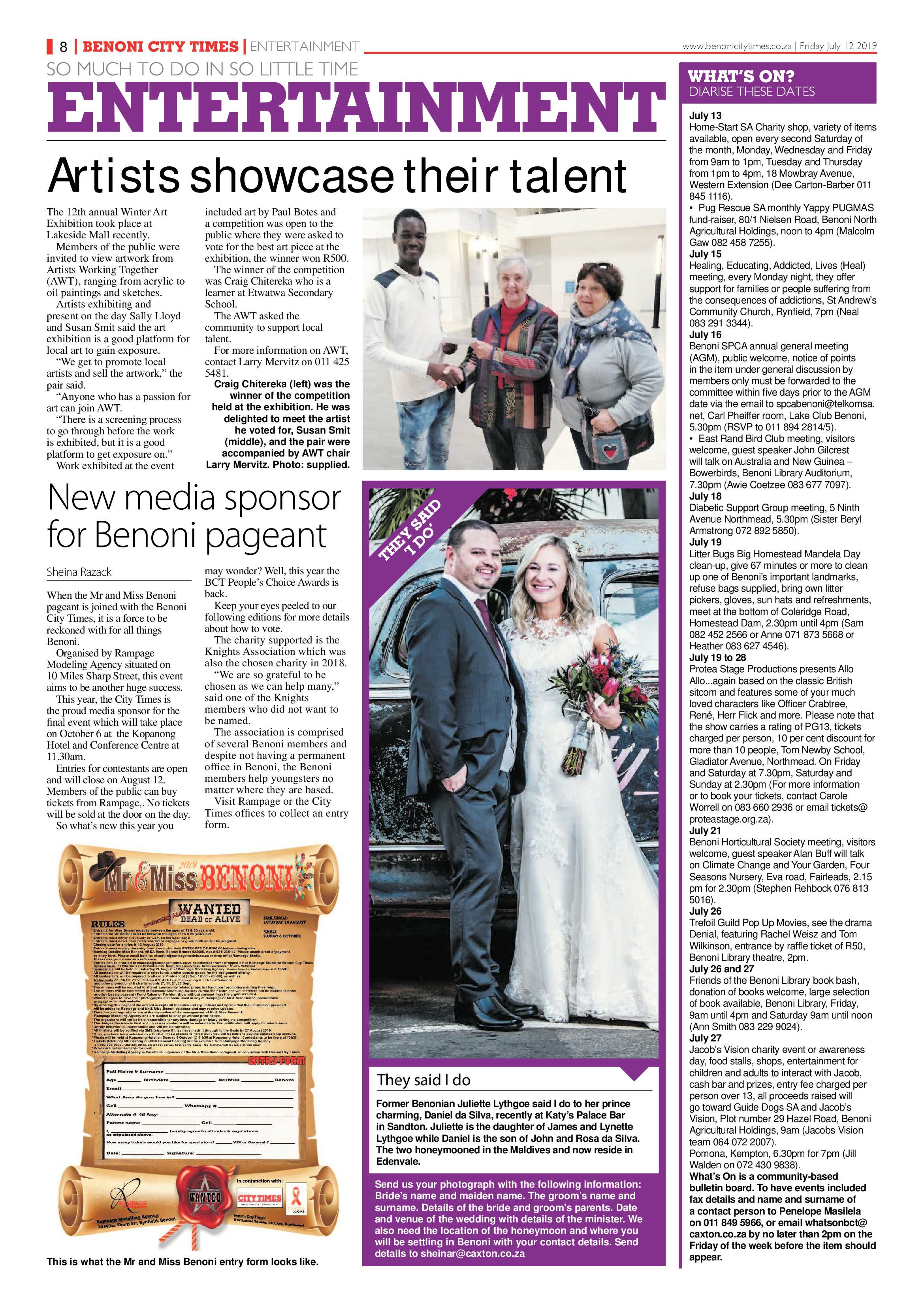 Benoni City Times 11 July 2019 page 8