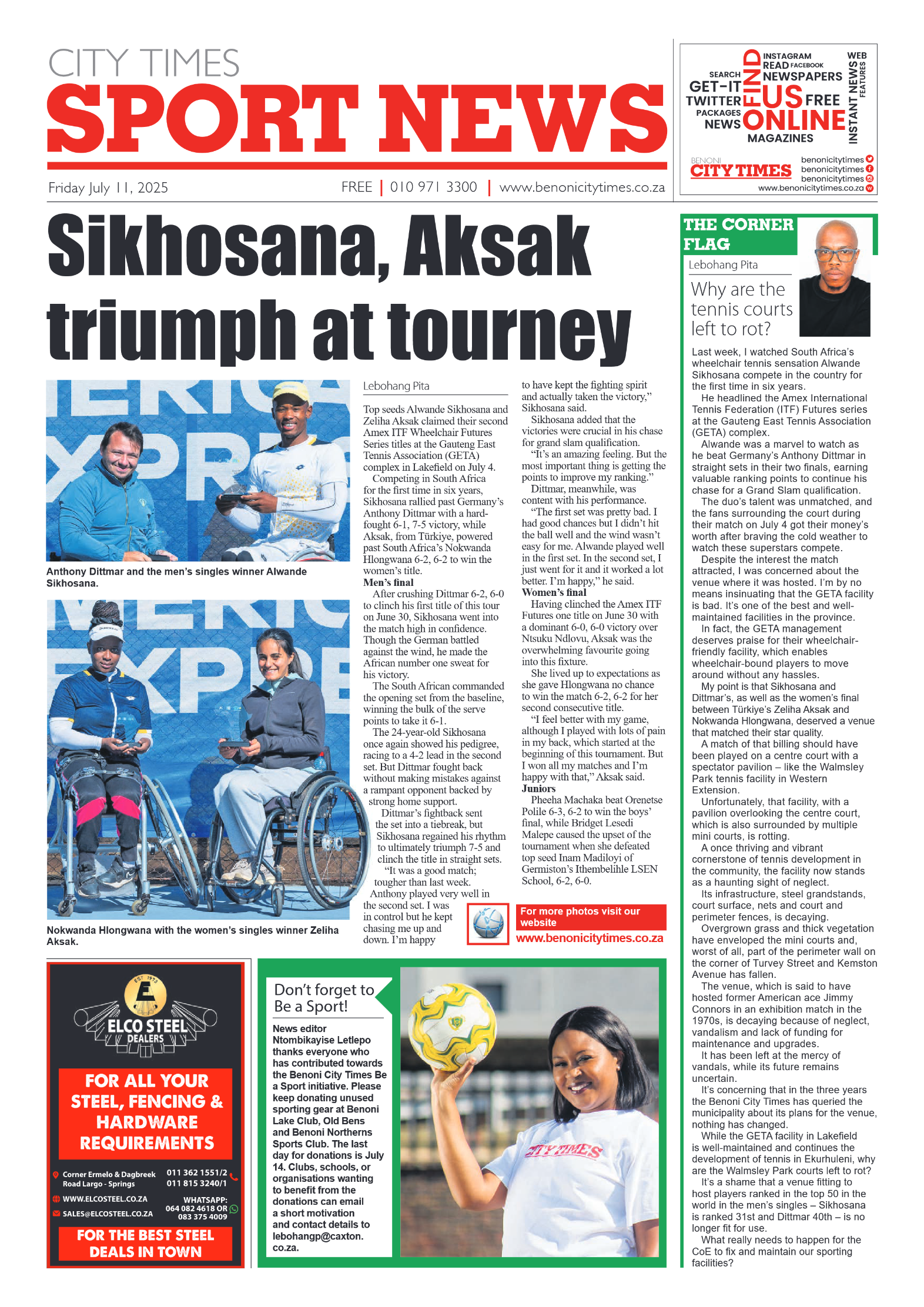 Benoni City Times 11 July 2025 page 10