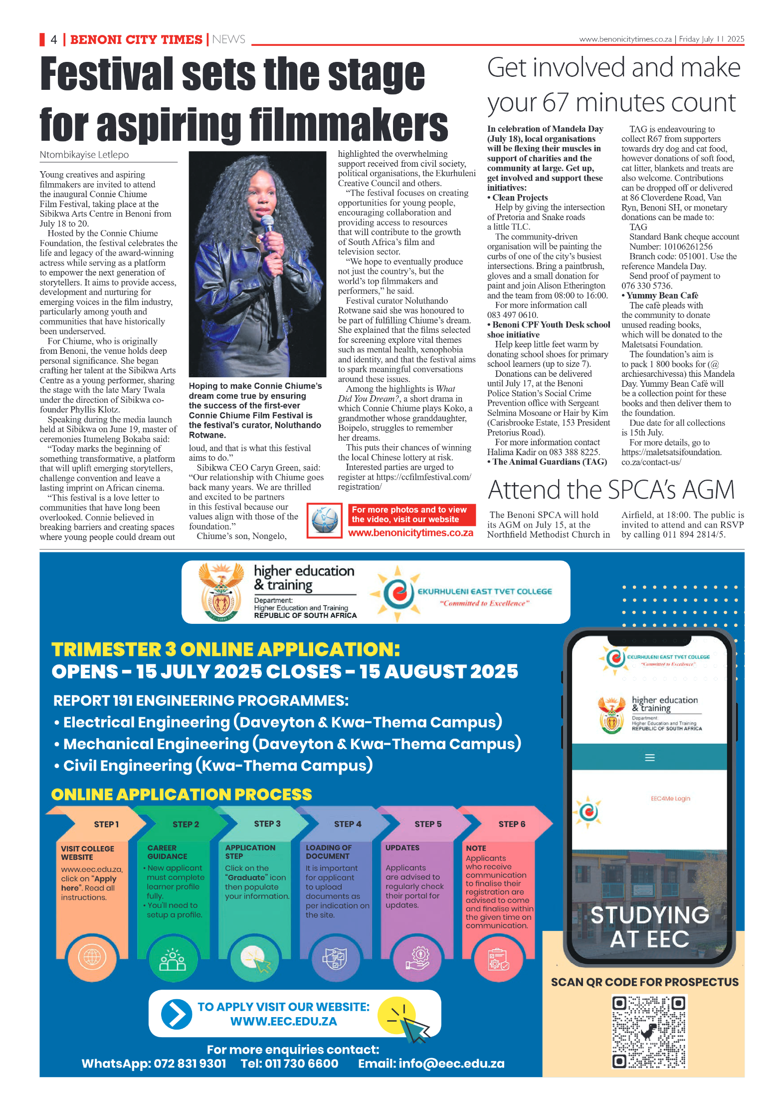 Benoni City Times 11 July 2025 page 6