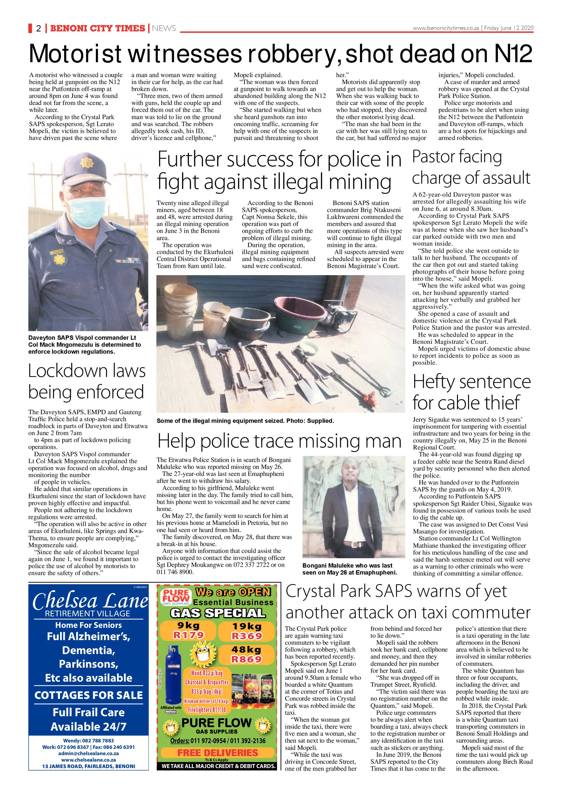 Benoni City Times 11 June 2020 page 2