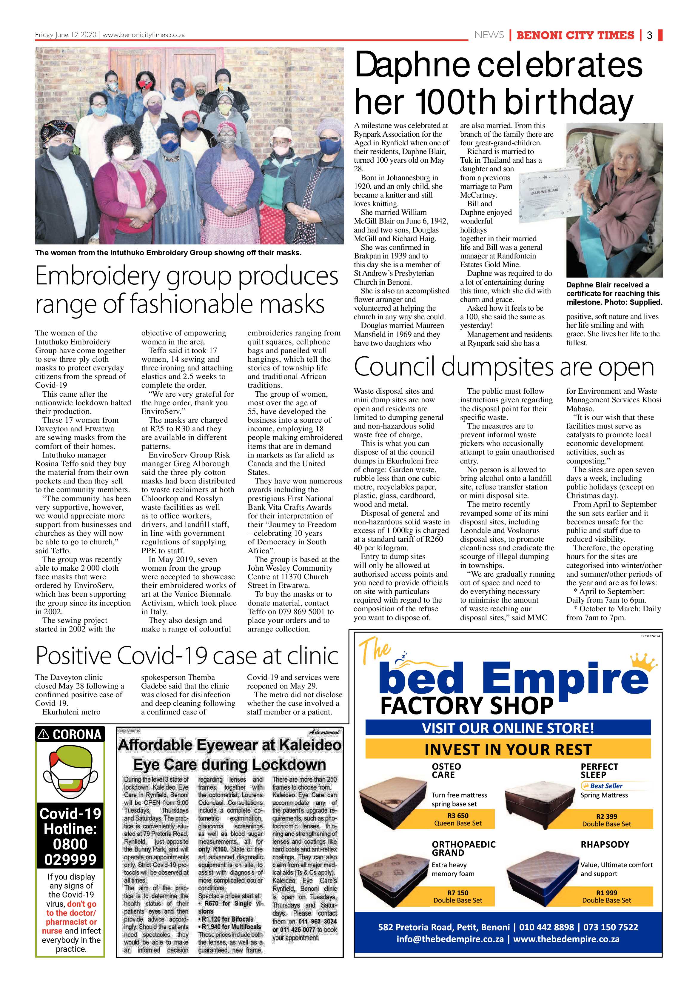 Benoni City Times 11 June 2020 page 3