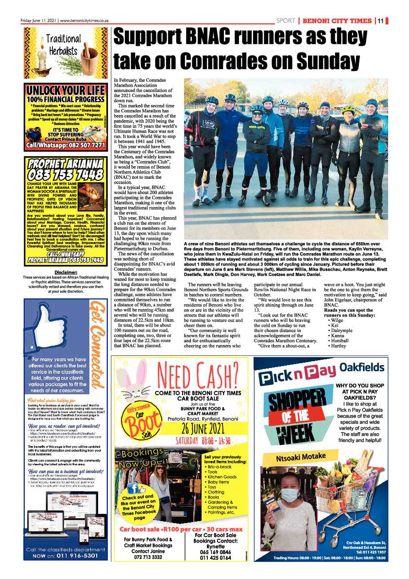 Benoni City Times 11 June 2021 page 11