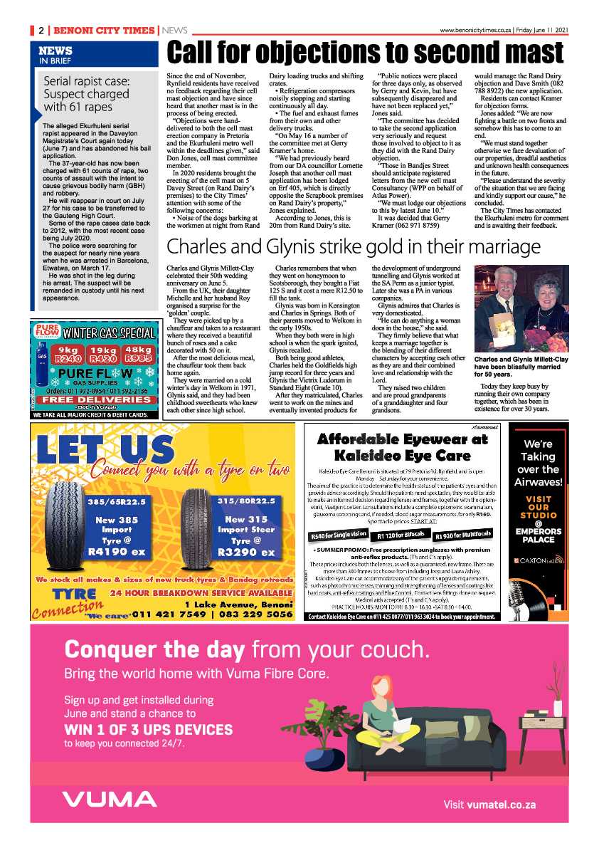 Benoni City Times 11 June 2021 page 2