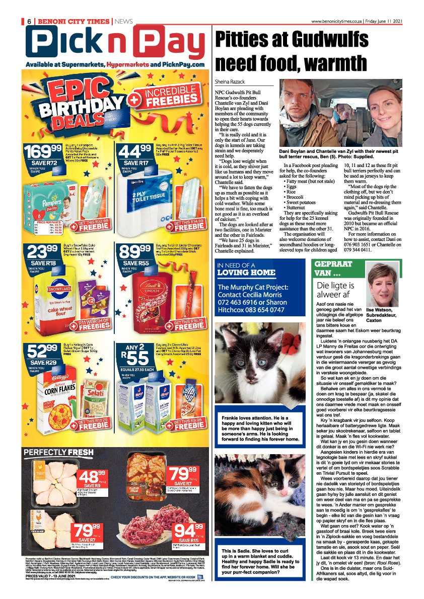 Benoni City Times 11 June 2021 page 6