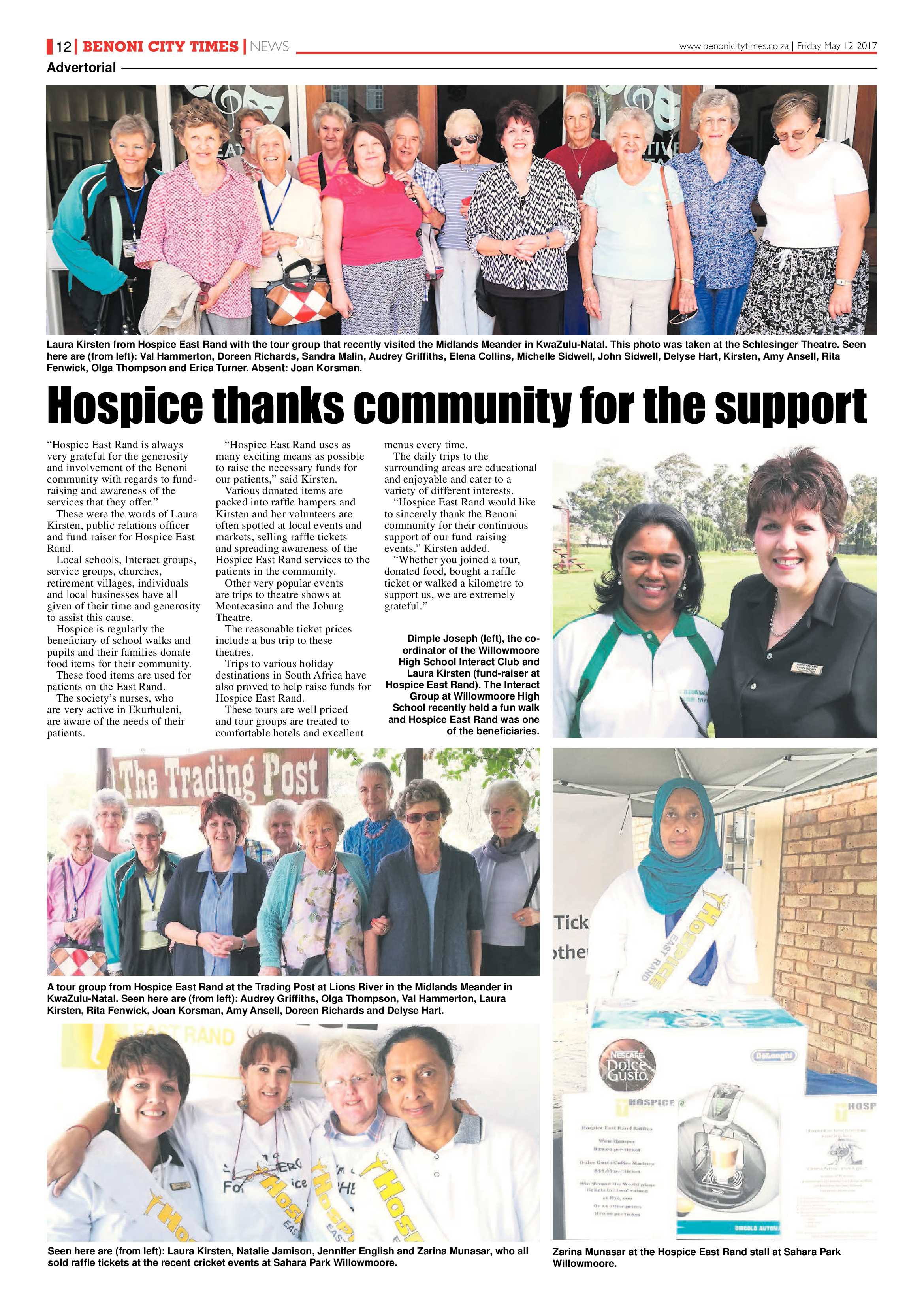 Benoni City Times 11 May 2017 page 12