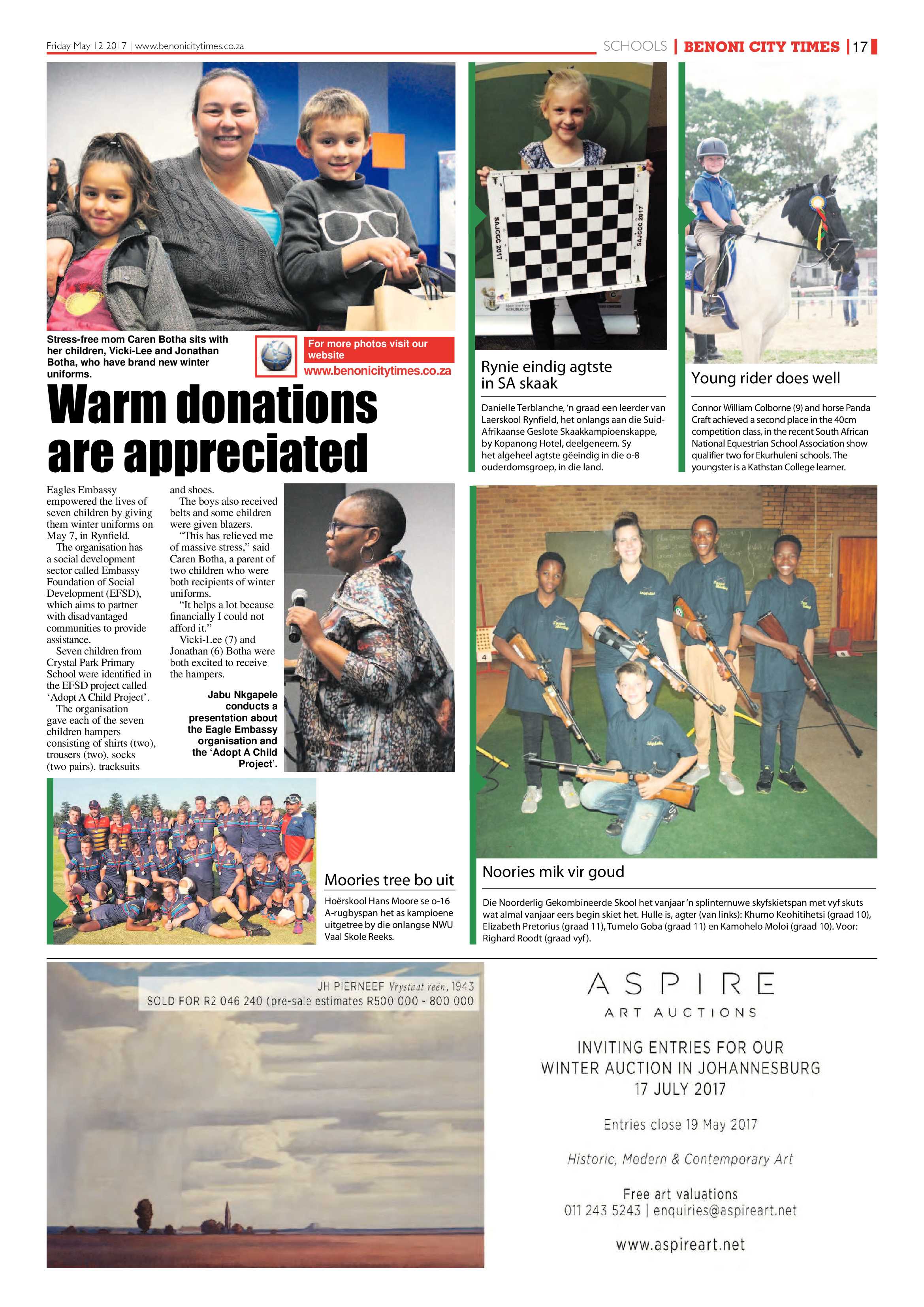 Benoni City Times 11 May 2017 page 17