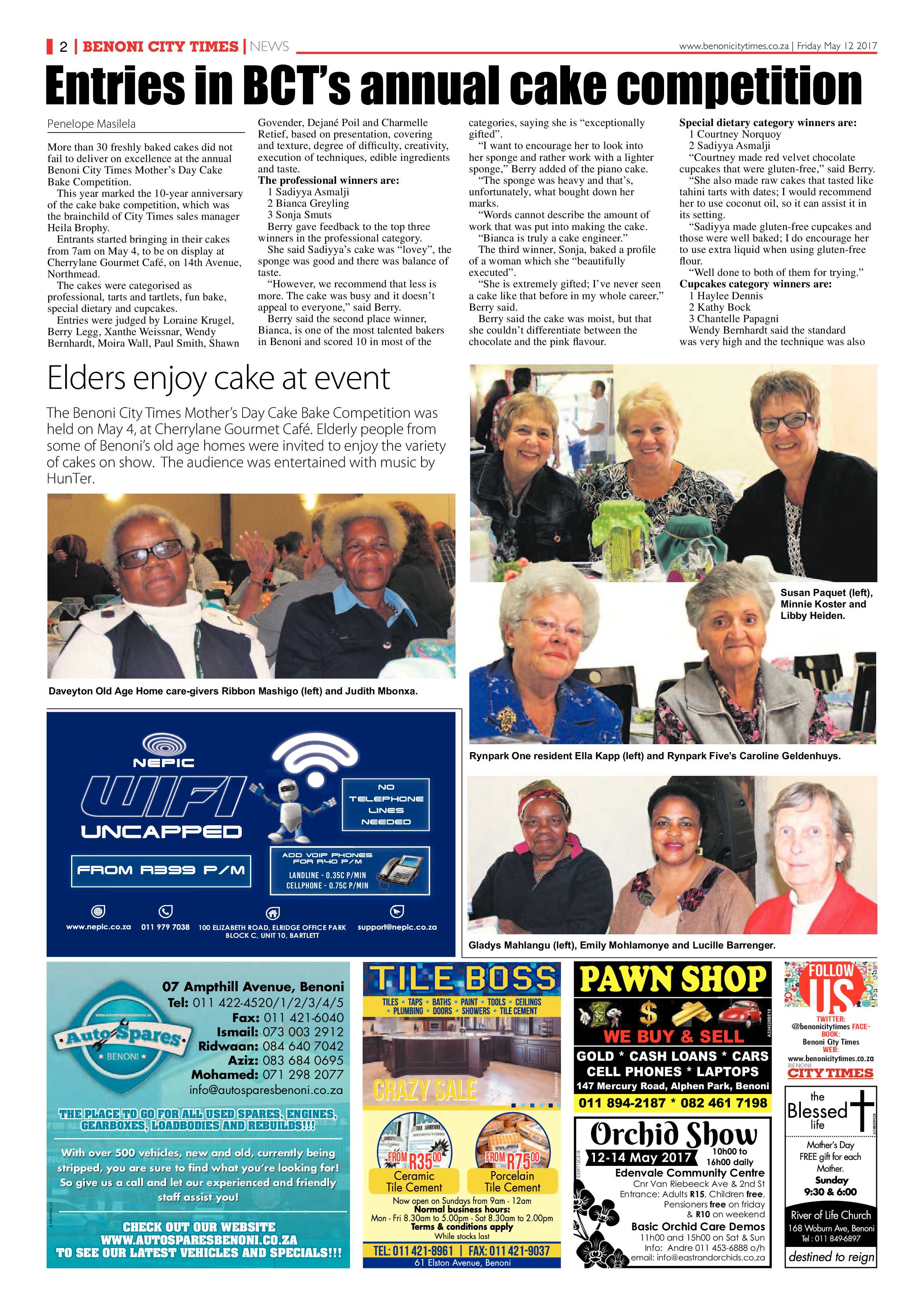 Benoni City Times 11 May 2017 page 2