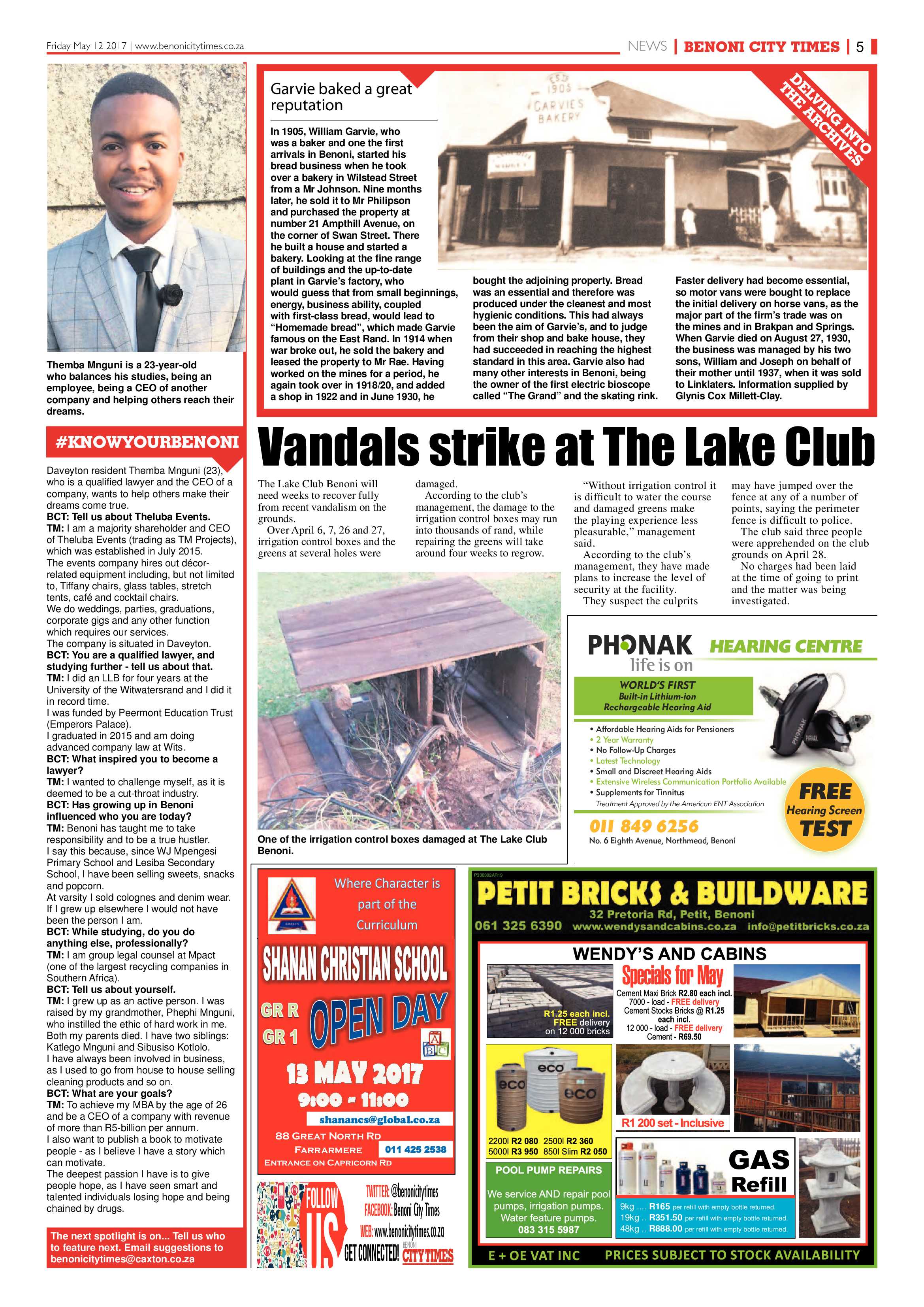 Benoni City Times 11 May 2017 page 5