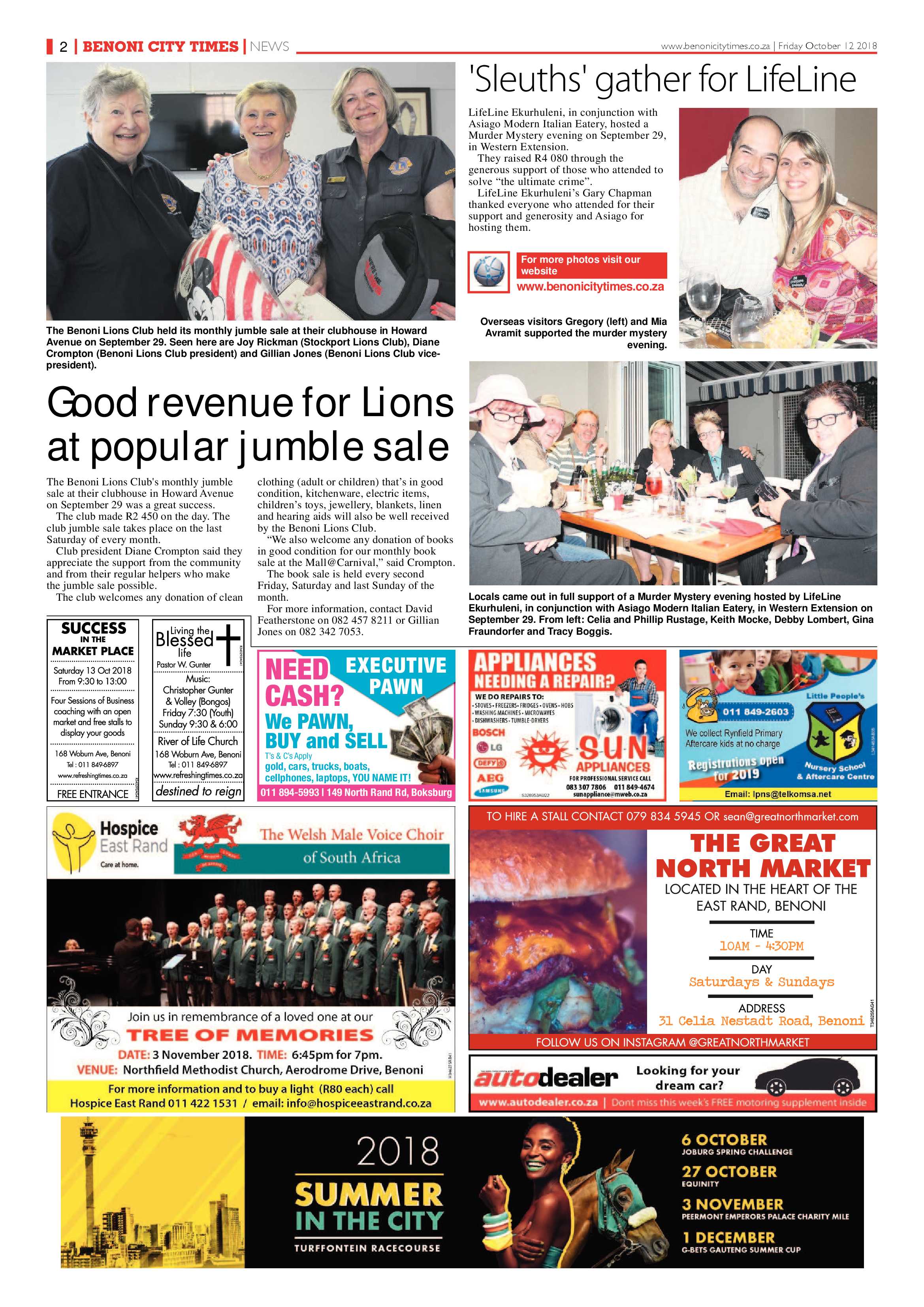 Benoni City Times 11 October 2018 page 2