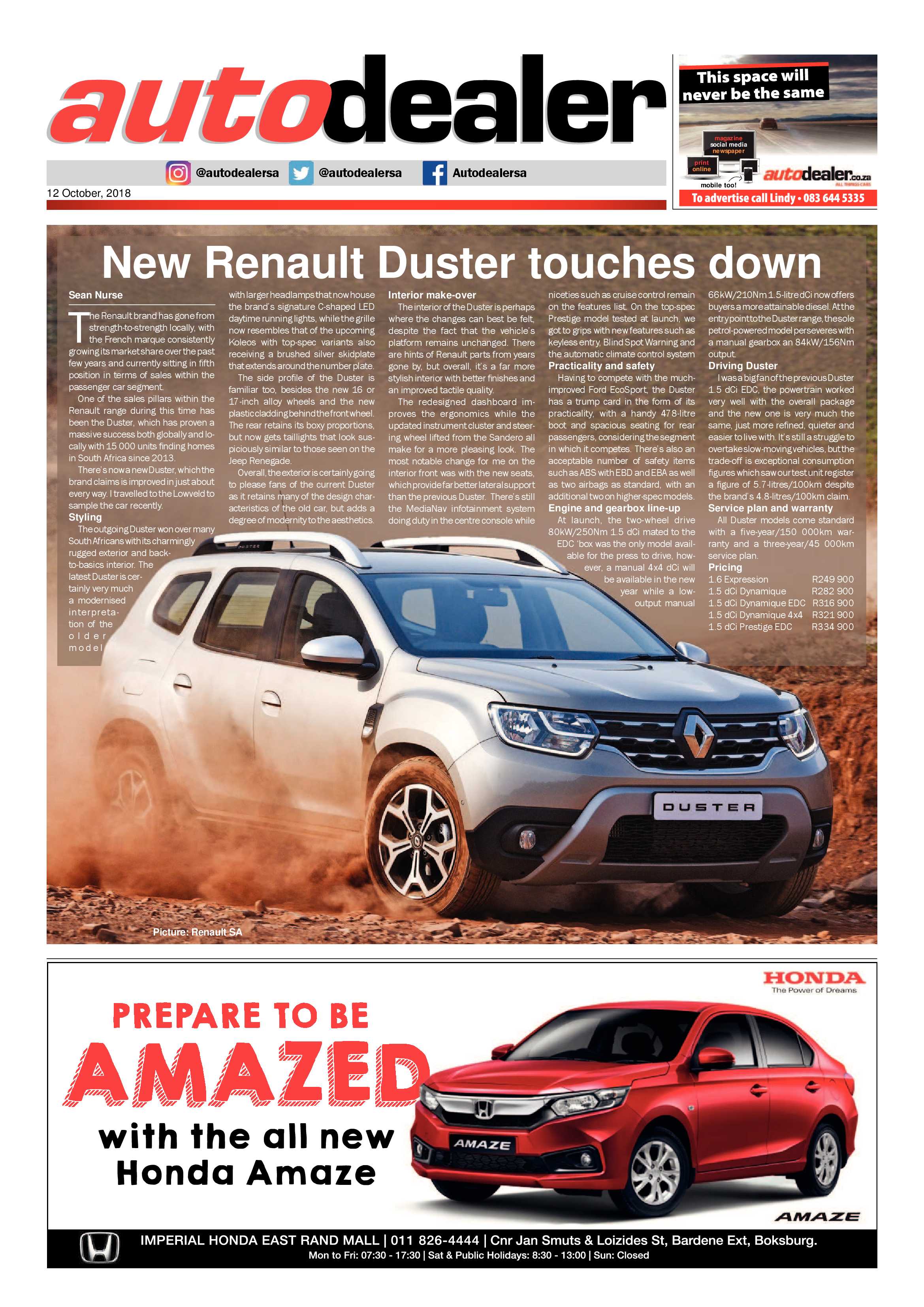 Benoni City Times 11 October 2018 page 27