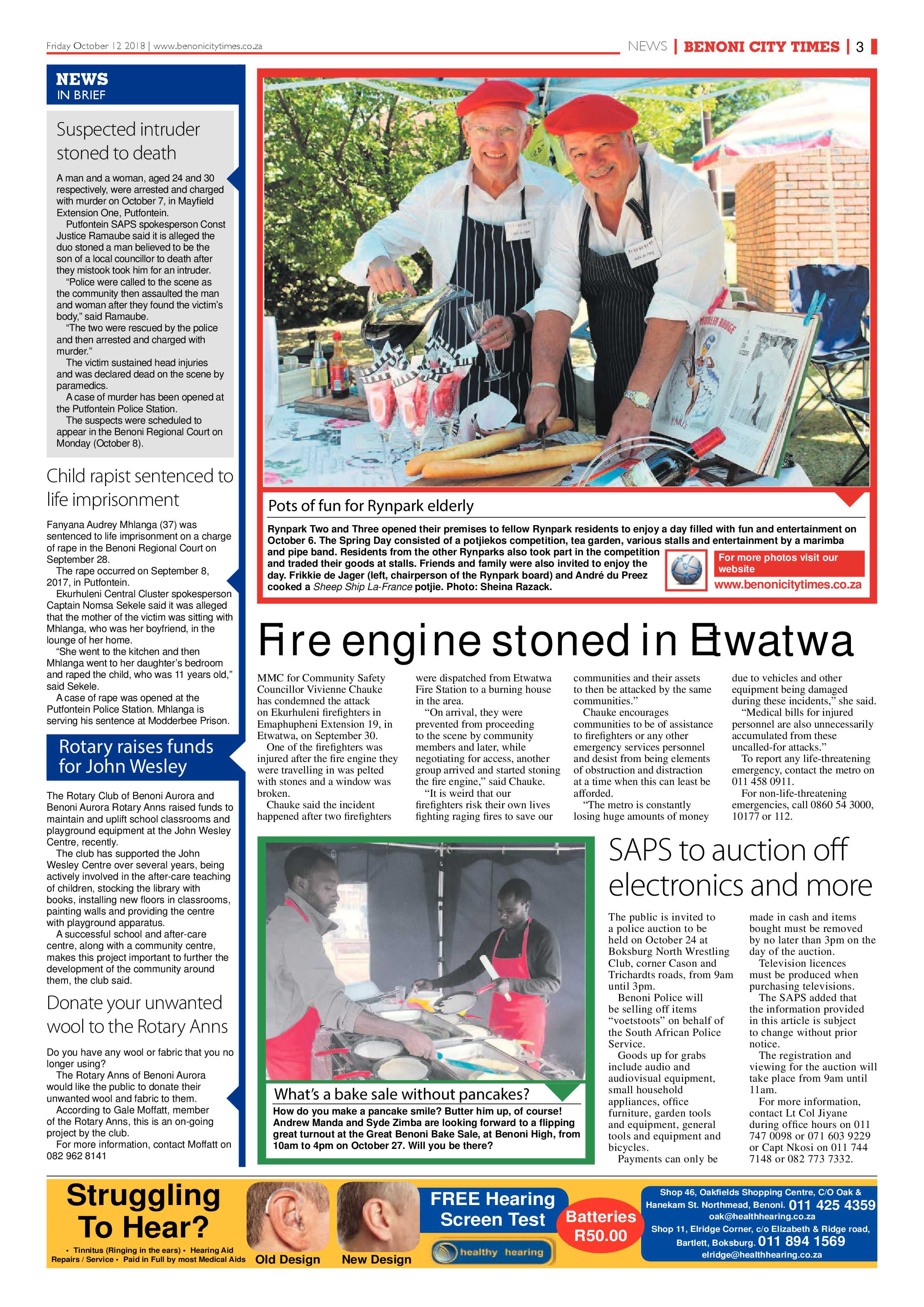 Benoni City Times 11 October 2018 page 3