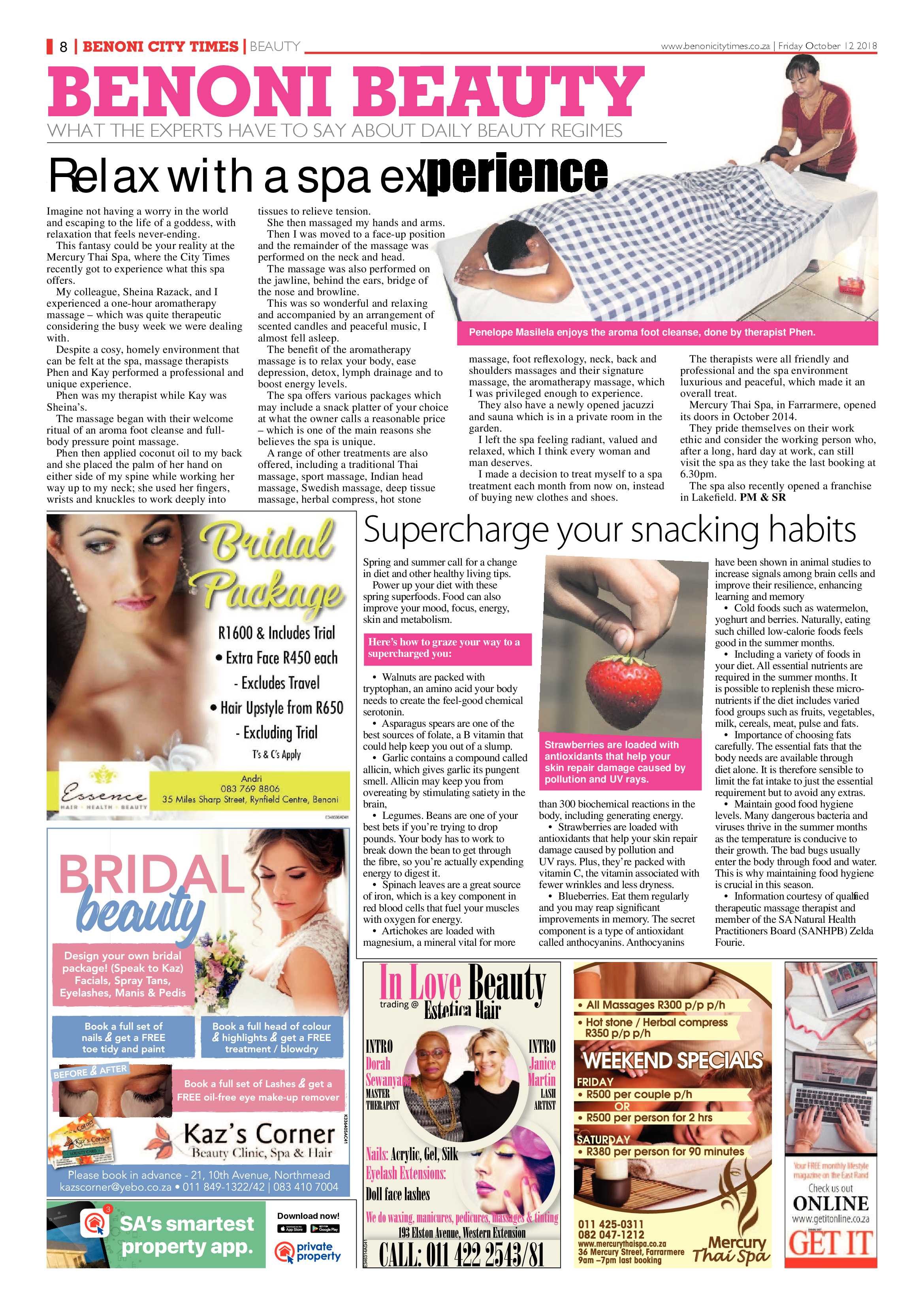 Benoni City Times 11 October 2018 page 8