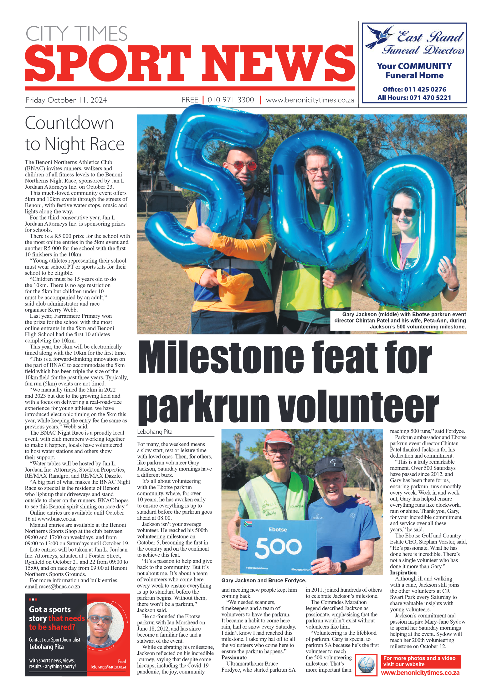 Benoni City Times 11 October 2024 page 8