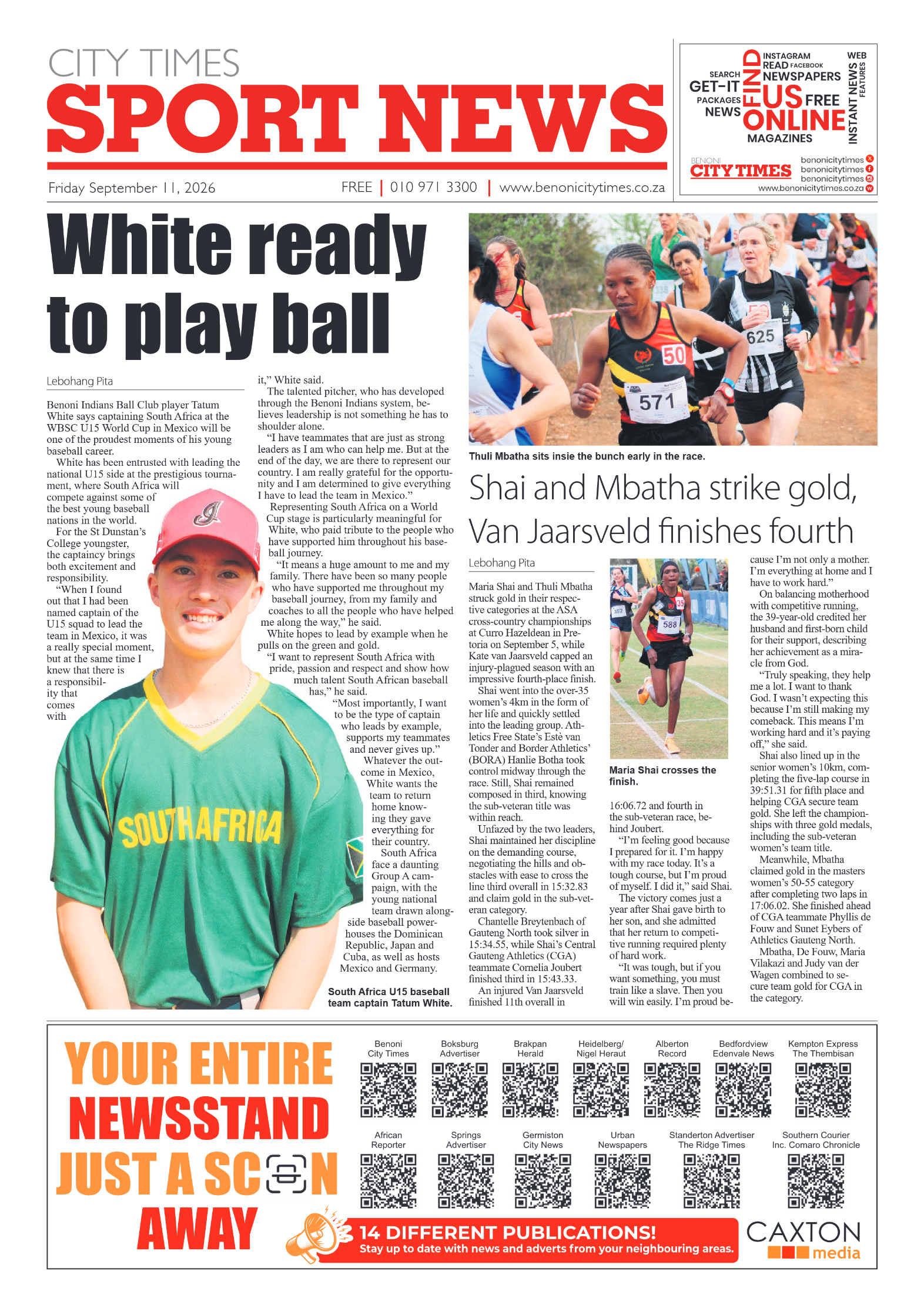 Benoni City Times 11 September 2026 page 10