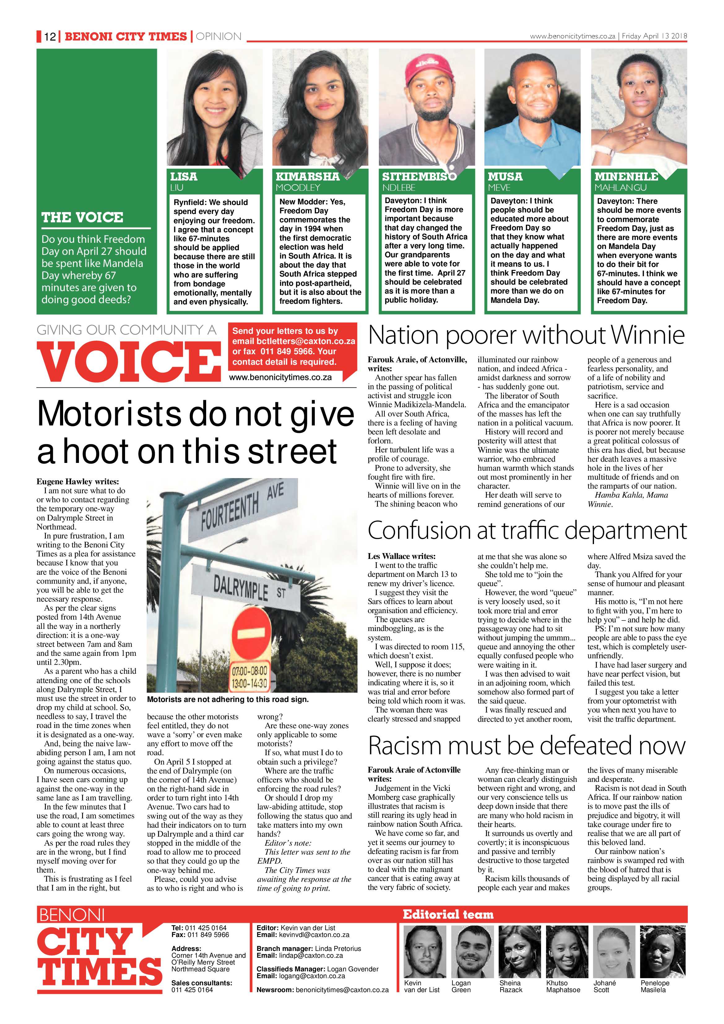 Benoni City Times 12 April 2018 page 14