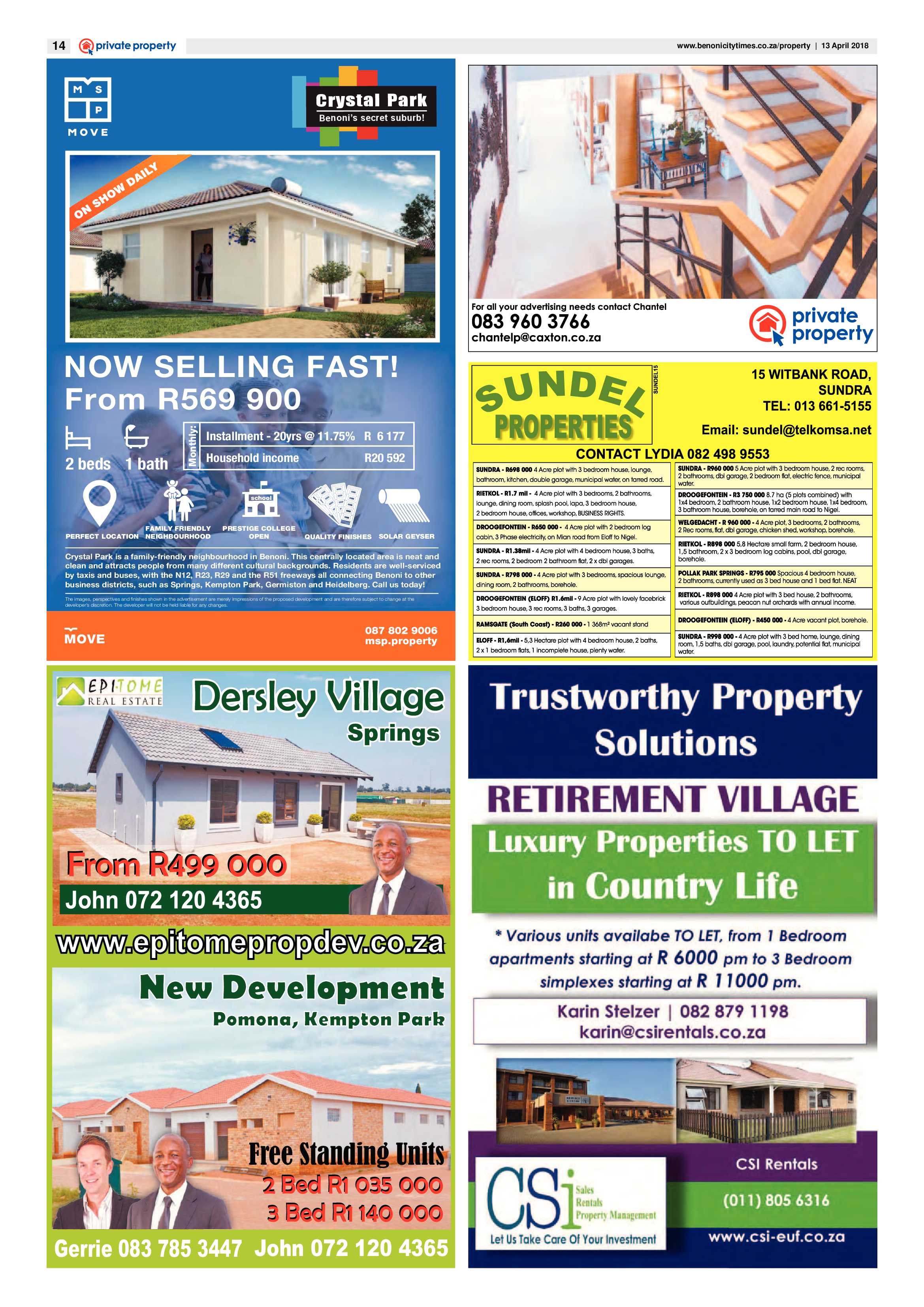 Benoni City Times 12 April 2018 page 16