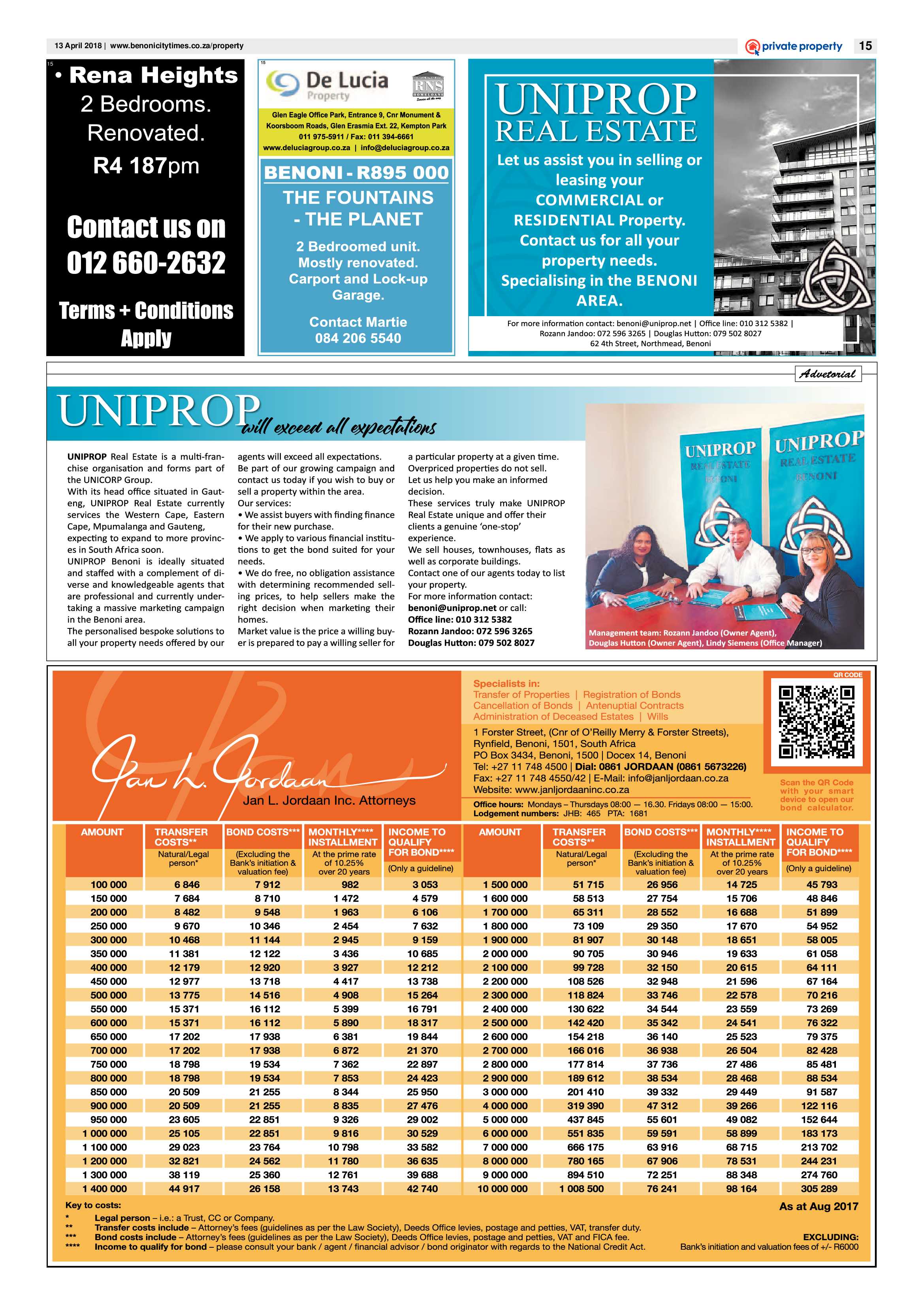 Benoni City Times 12 April 2018 page 17