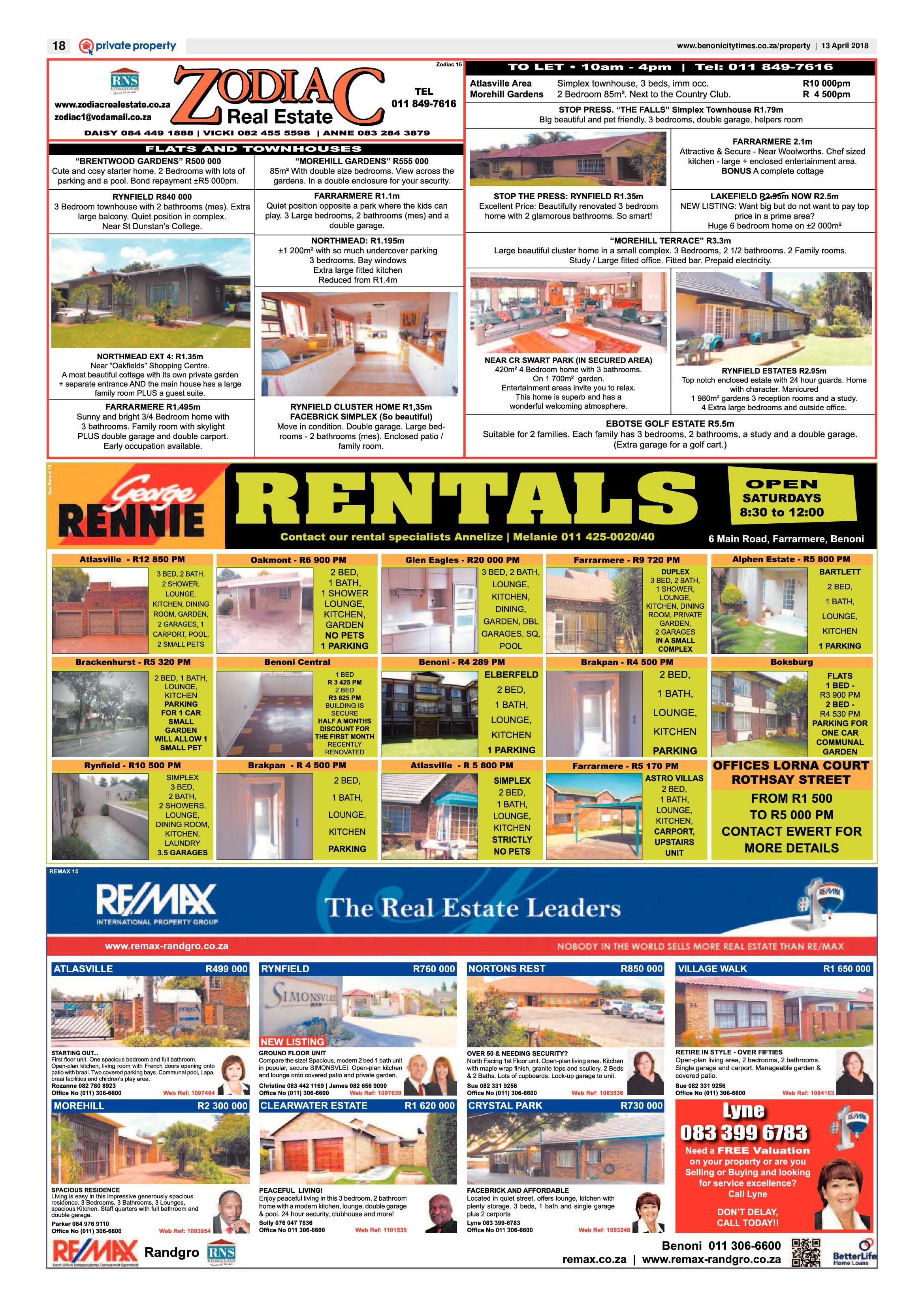 Benoni City Times 12 April 2018 page 20