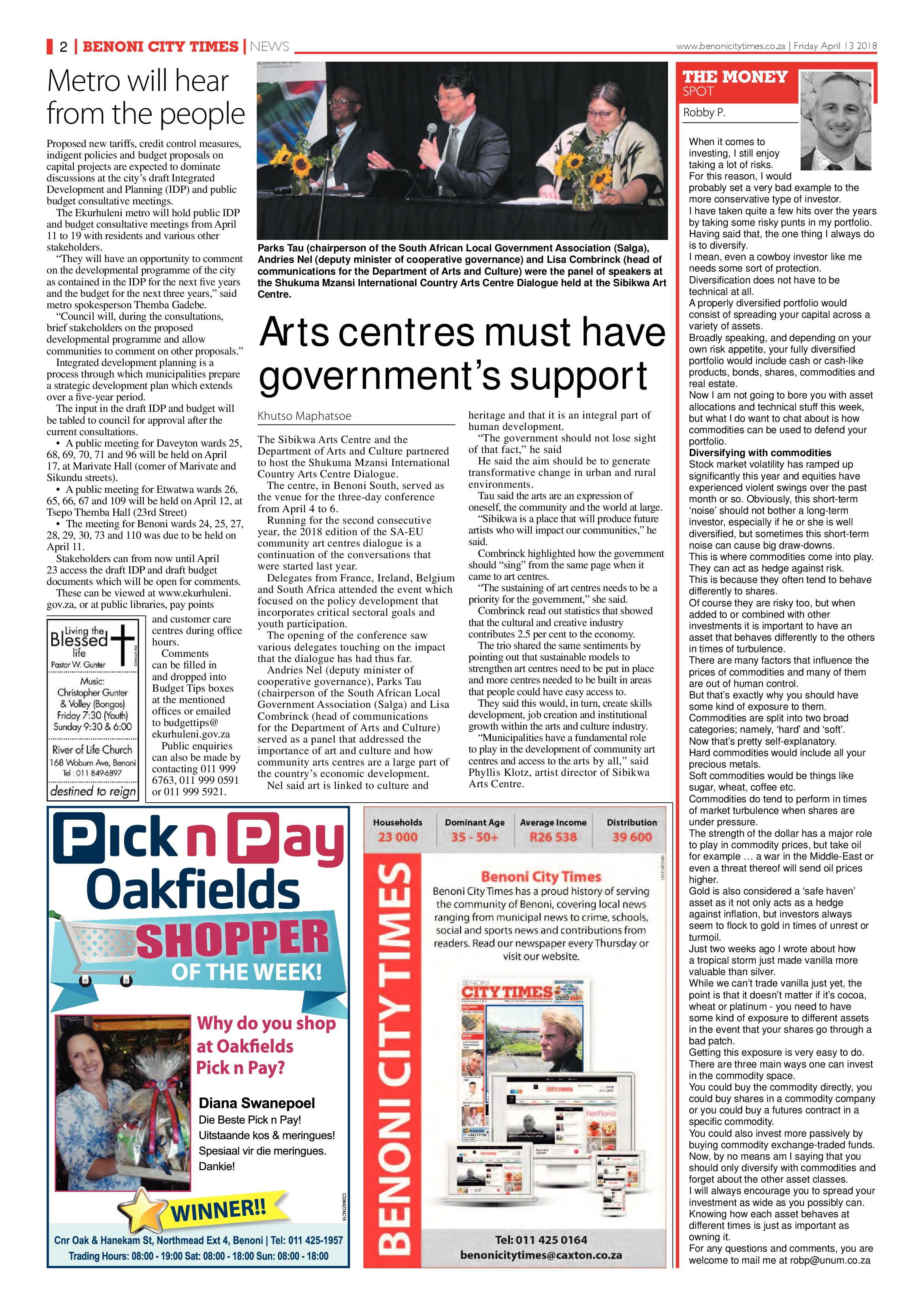 Benoni City Times 12 April 2018 page 4