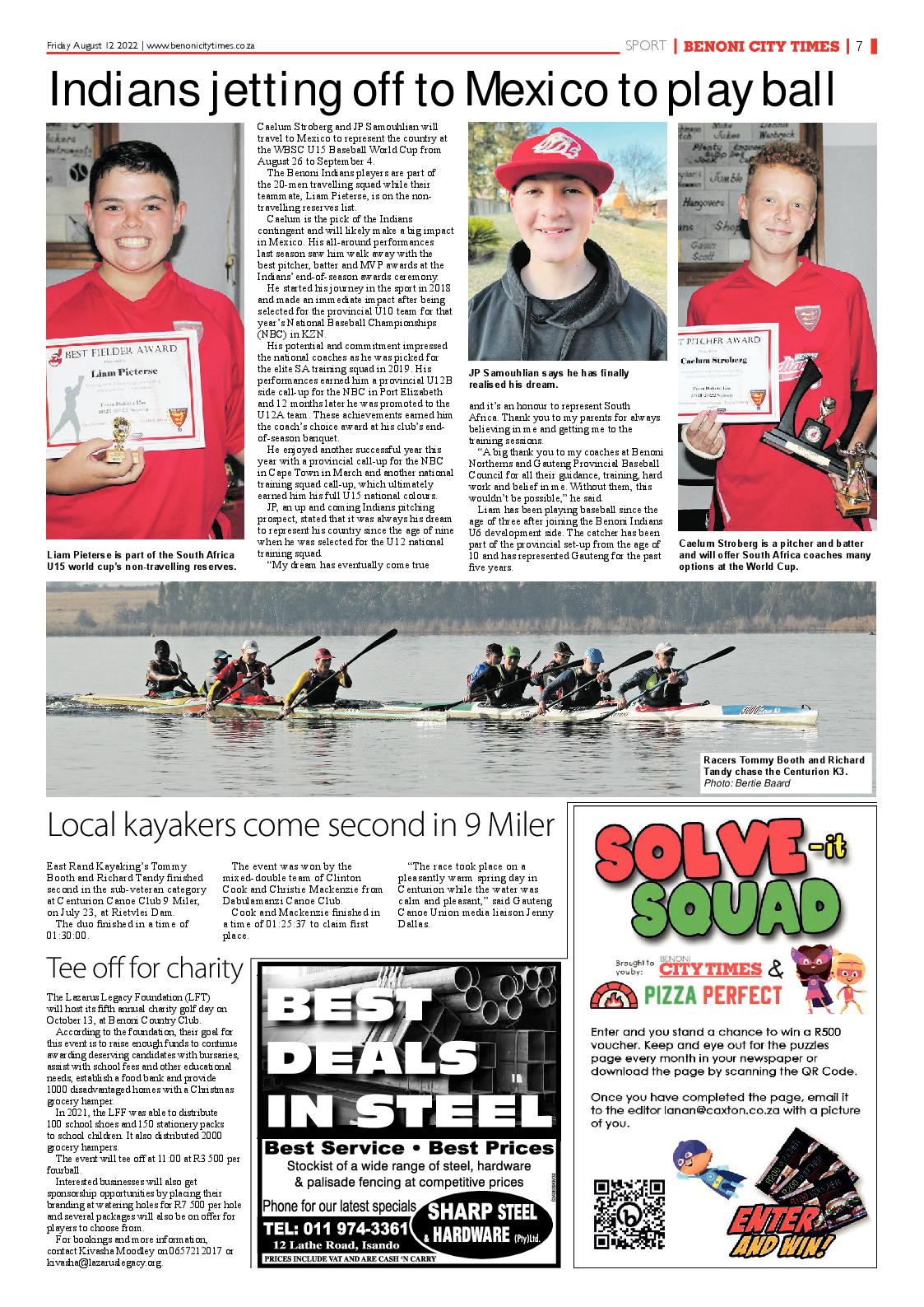 Benoni City Times 12 August 2022 page 7