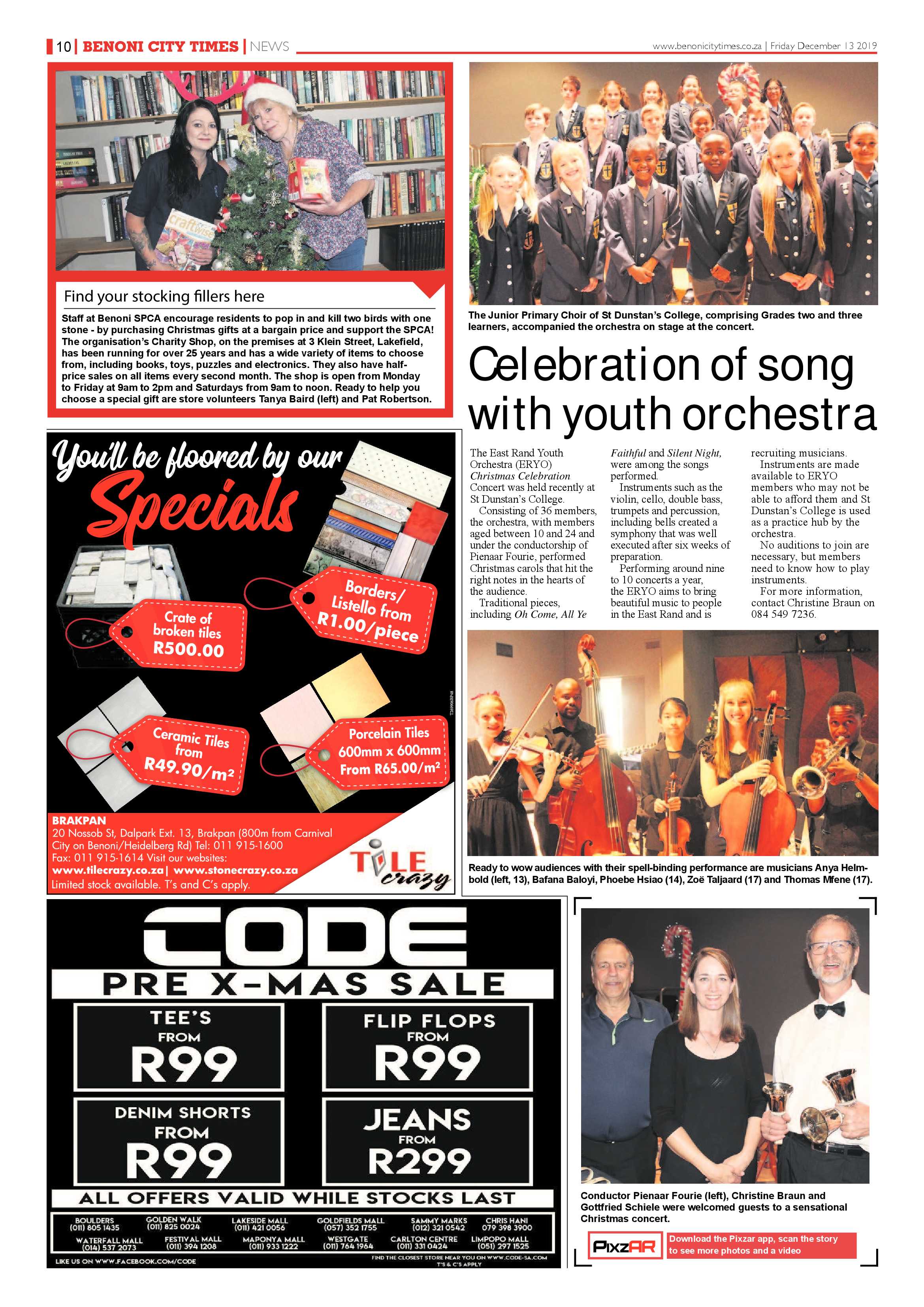 Benoni City Times 12 December 2019 page 10