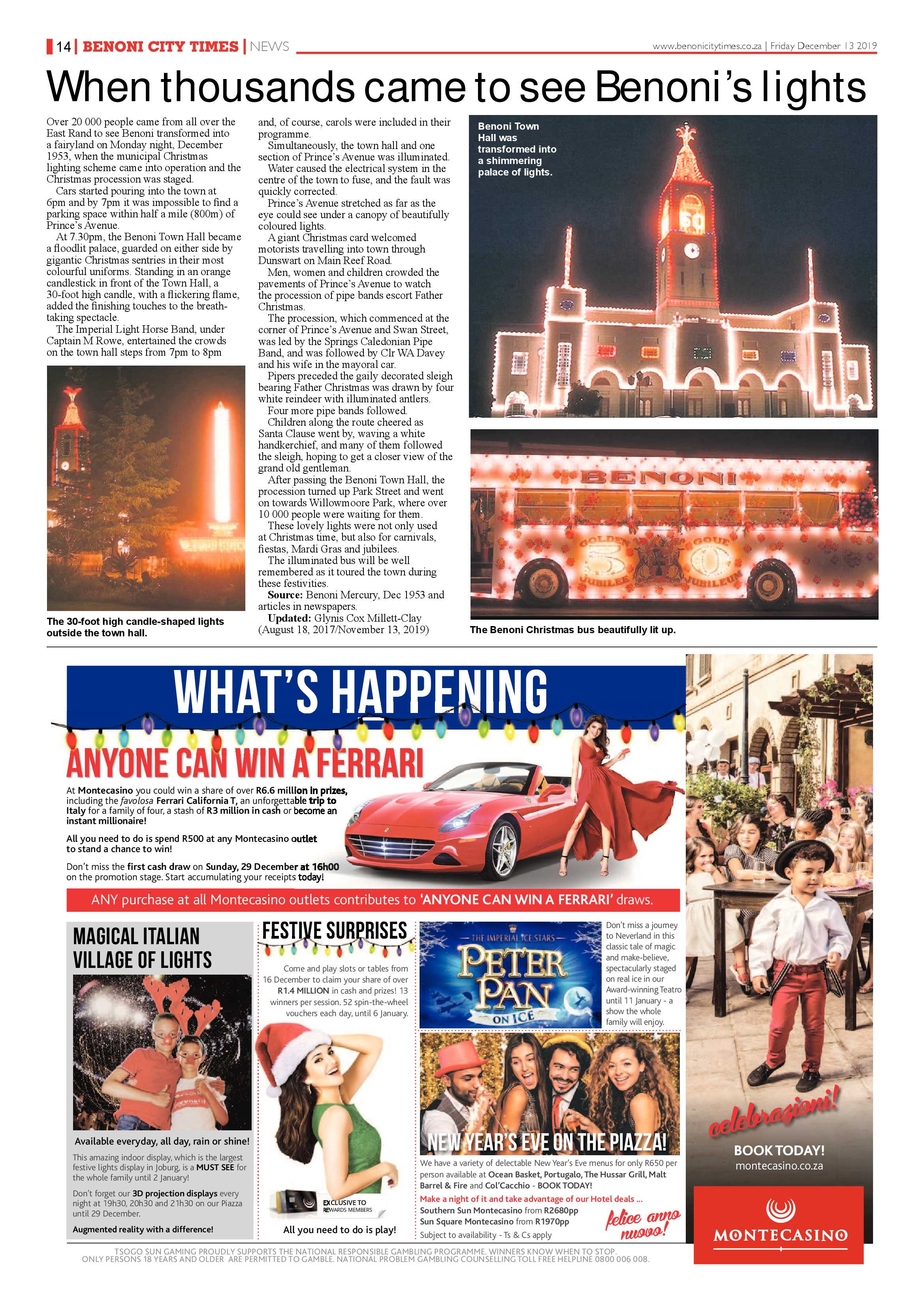 Benoni City Times 12 December 2019 page 14