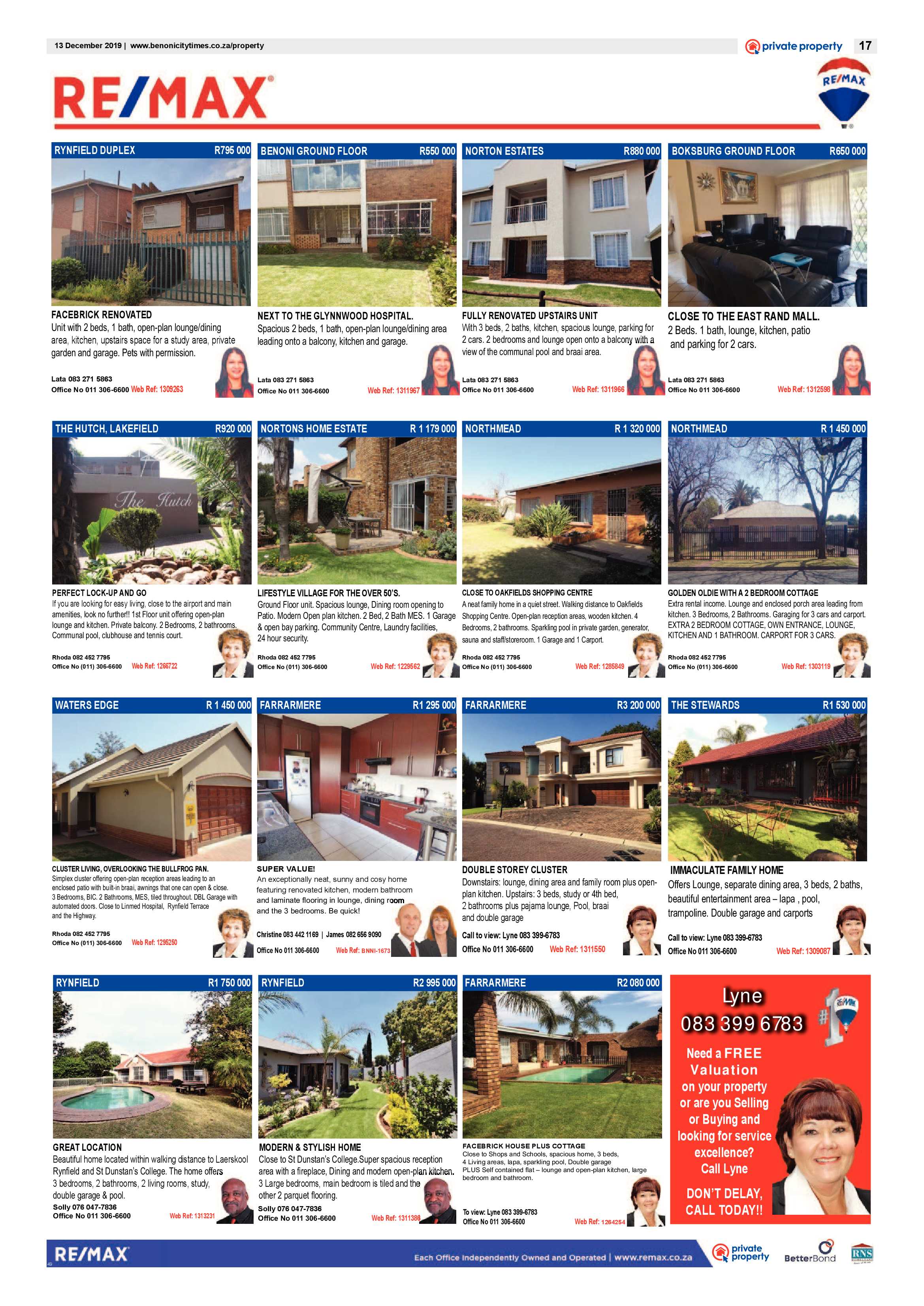Benoni City Times 12 December 2019 page 17