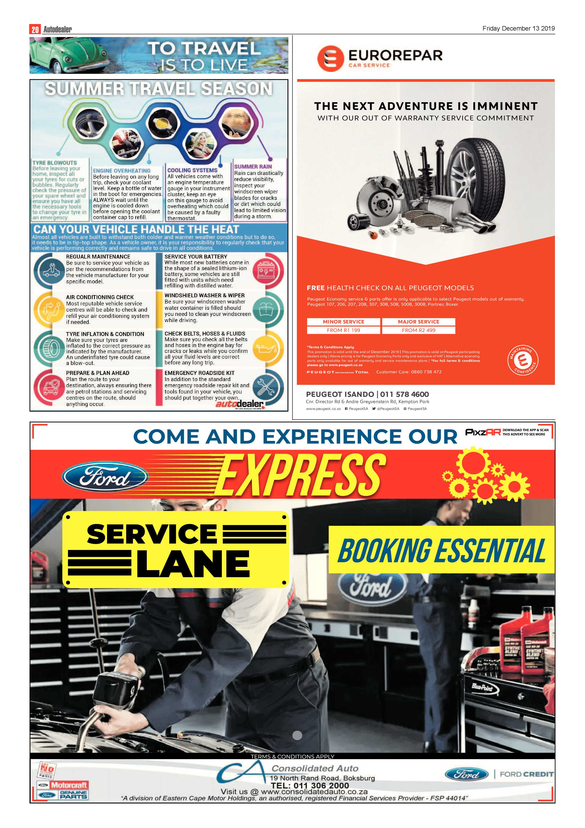 Benoni City Times 12 December 2019 page 20