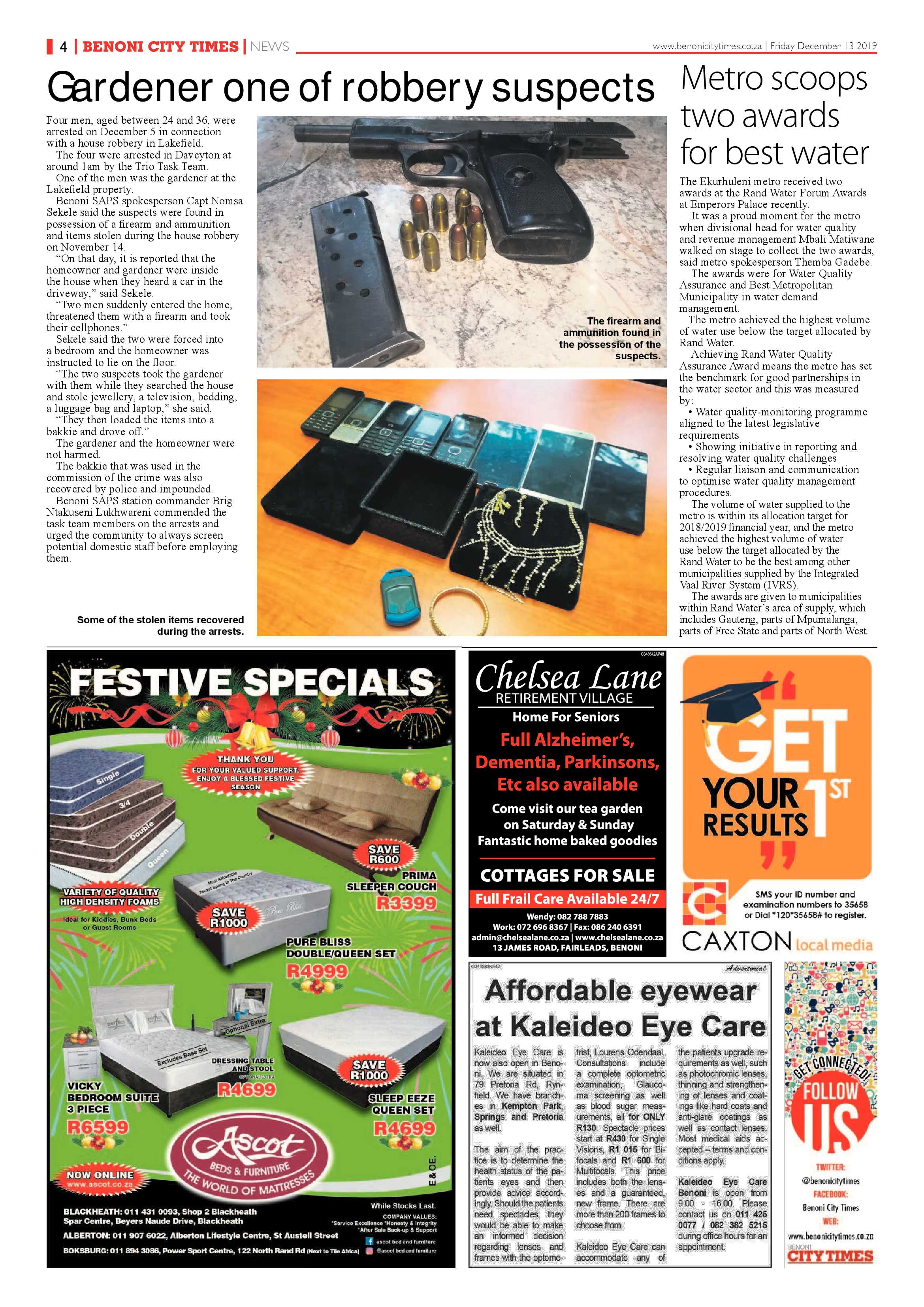 Benoni City Times 12 December 2019 page 4
