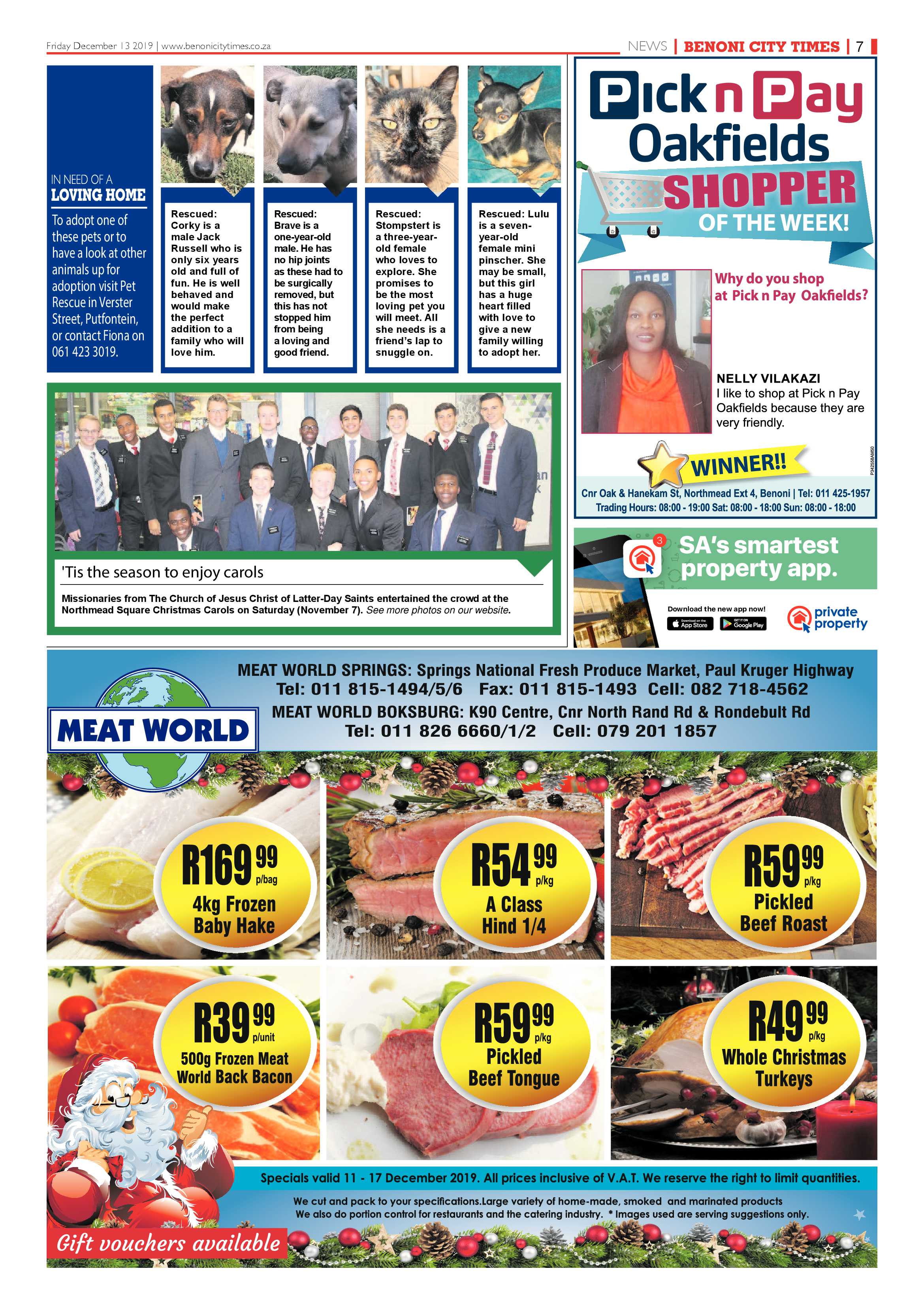 Benoni City Times 12 December 2019 page 7