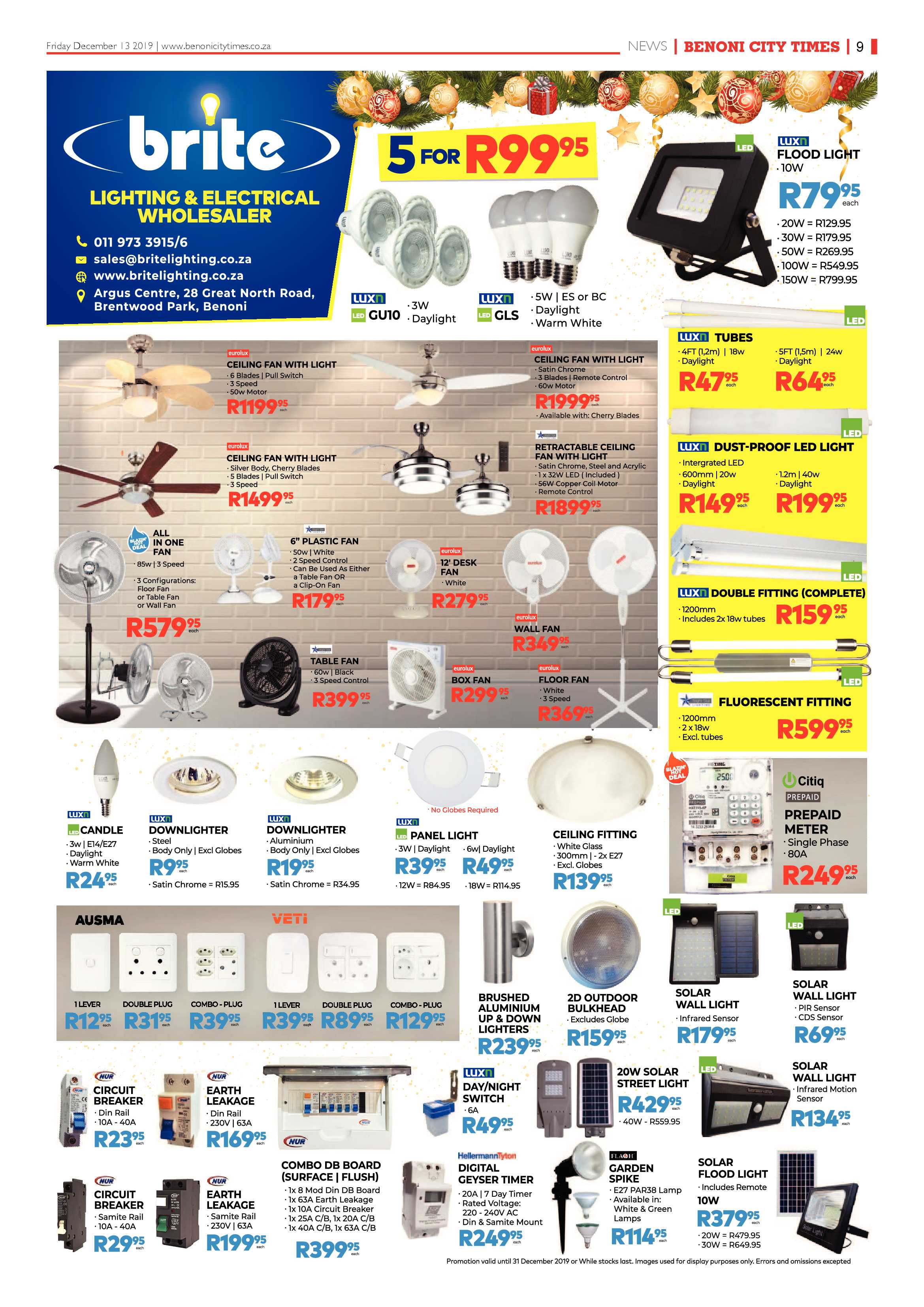 Benoni City Times 12 December 2019 page 9