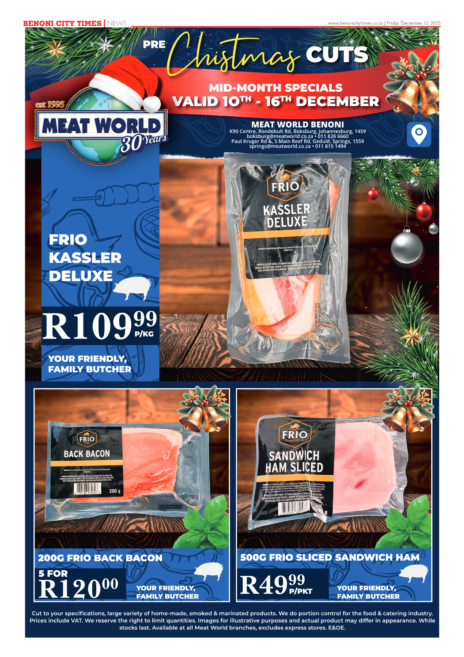 Benoni City Times 12 December 2025 page 12