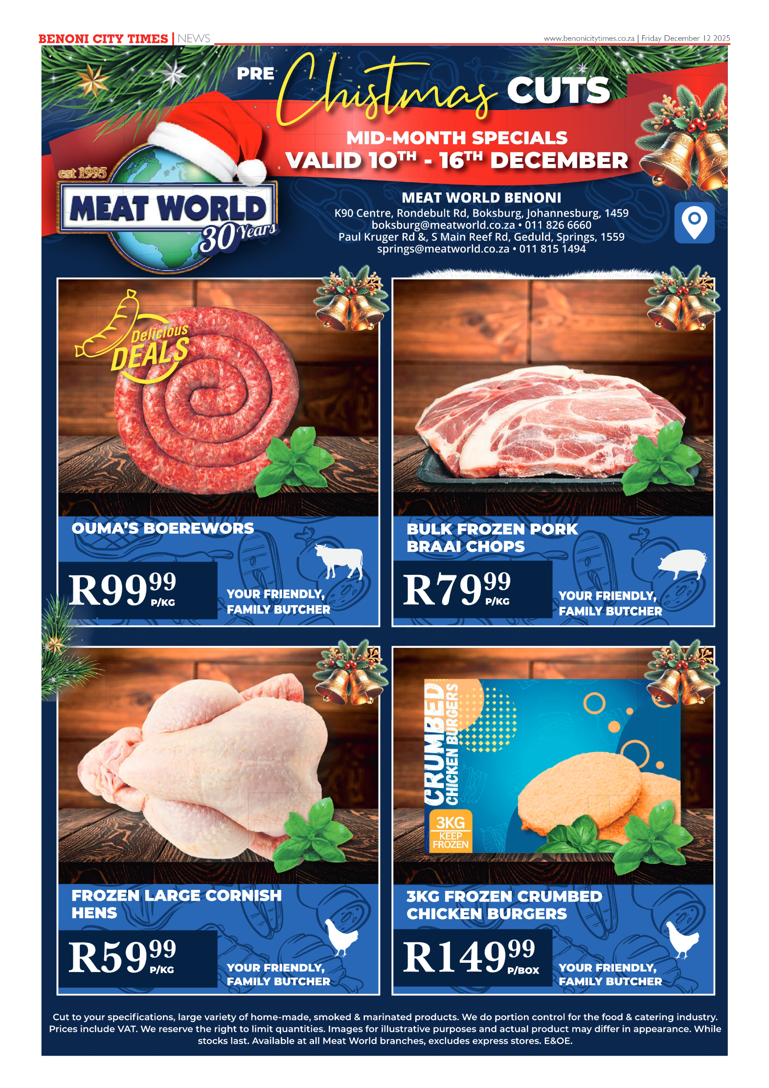 Benoni City Times 12 December 2025 page 2