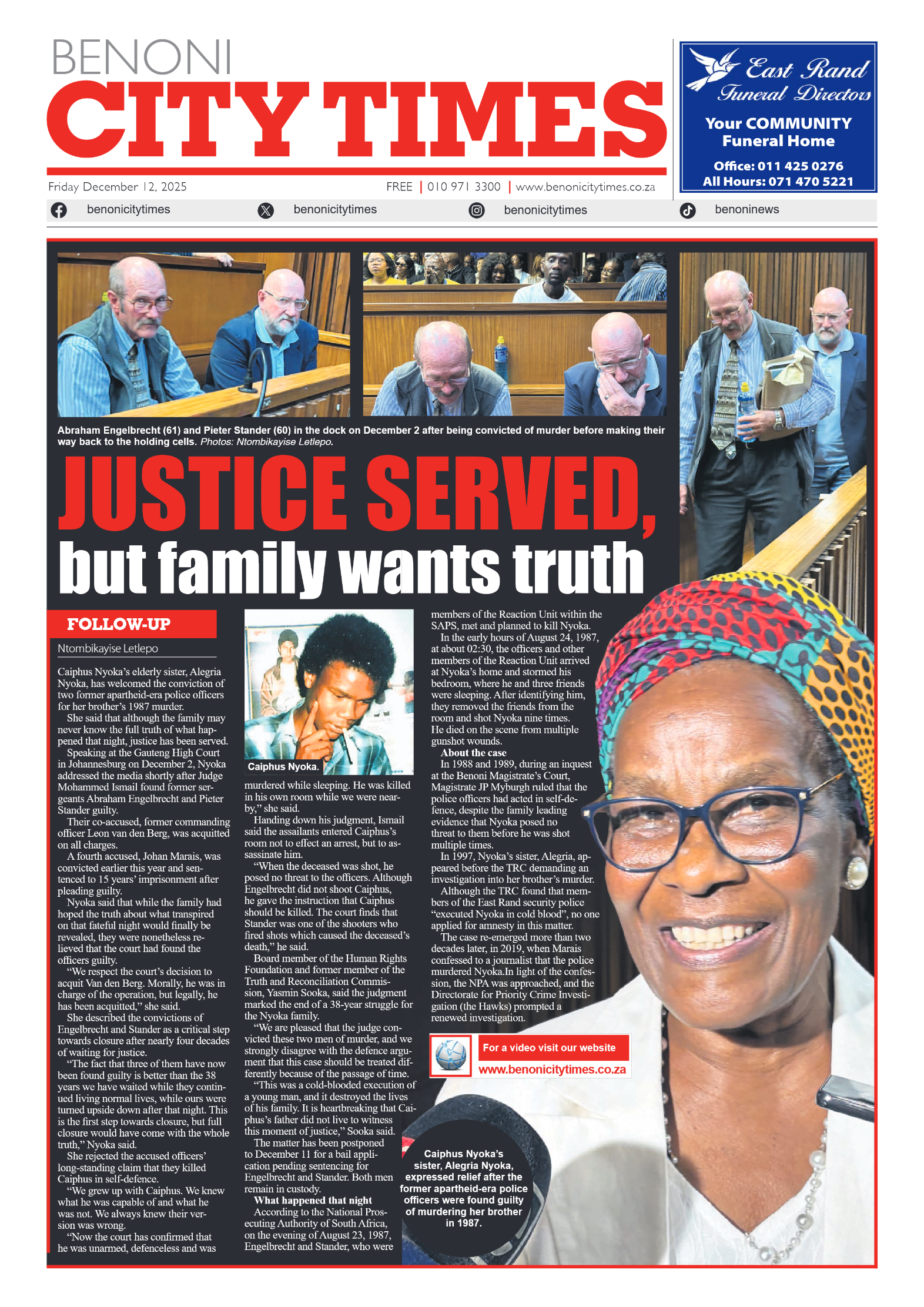 Benoni City Times 12 December 2025 page 3